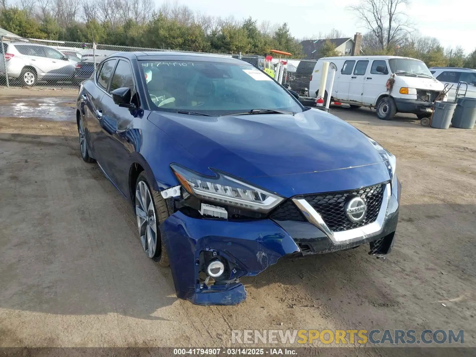 1 Photograph of a damaged car 1N4AA6FV3MC509470 NISSAN MAXIMA 2021
