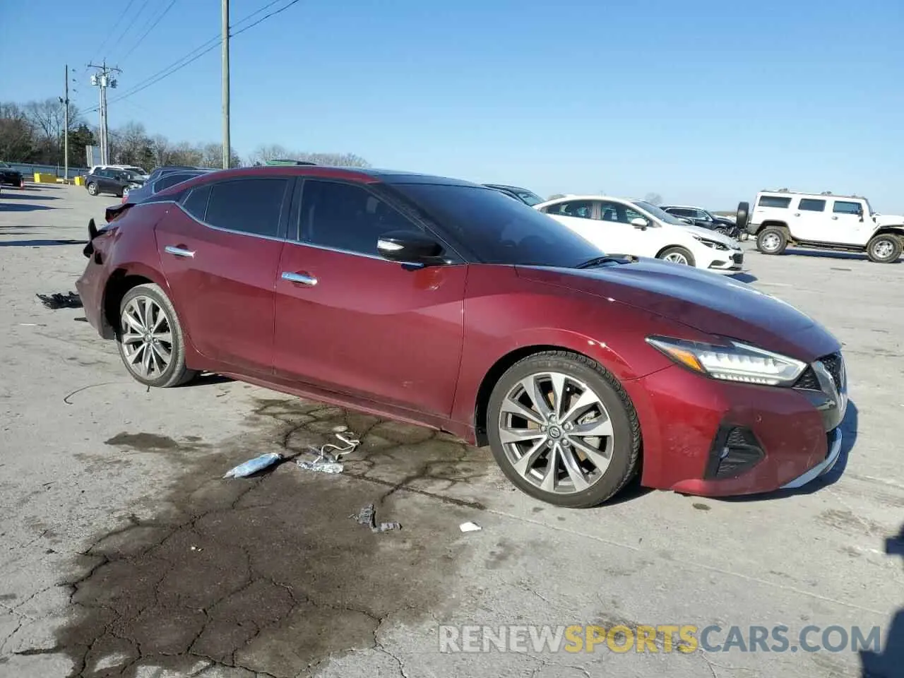 4 Photograph of a damaged car 1N4AA6FV6MC511827 NISSAN MAXIMA 2021