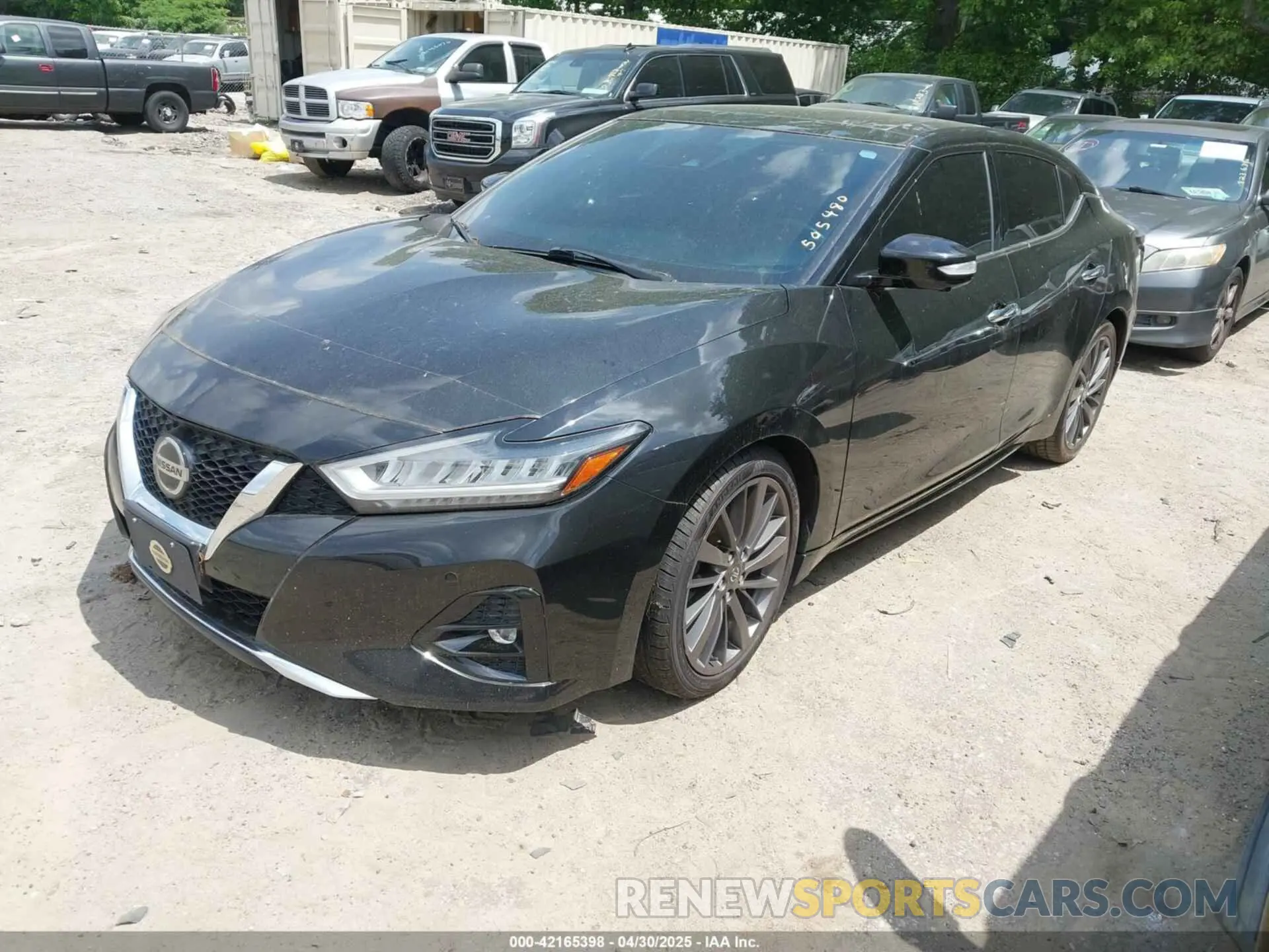2 Photograph of a damaged car 1N4AA6FV8MC505480 NISSAN MAXIMA 2021