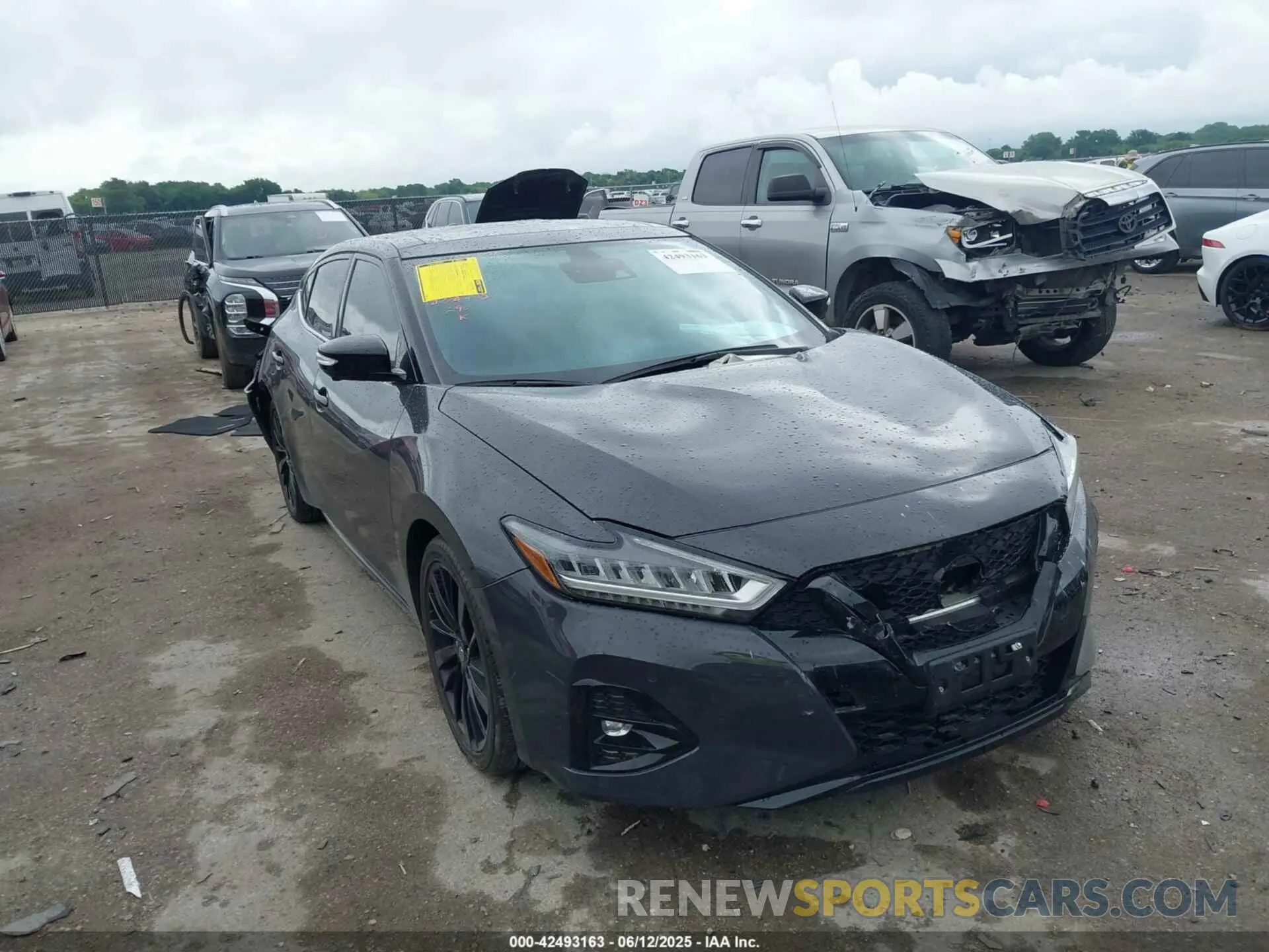 1 Photograph of a damaged car 1N4AA6FV8MC507746 NISSAN MAXIMA 2021
