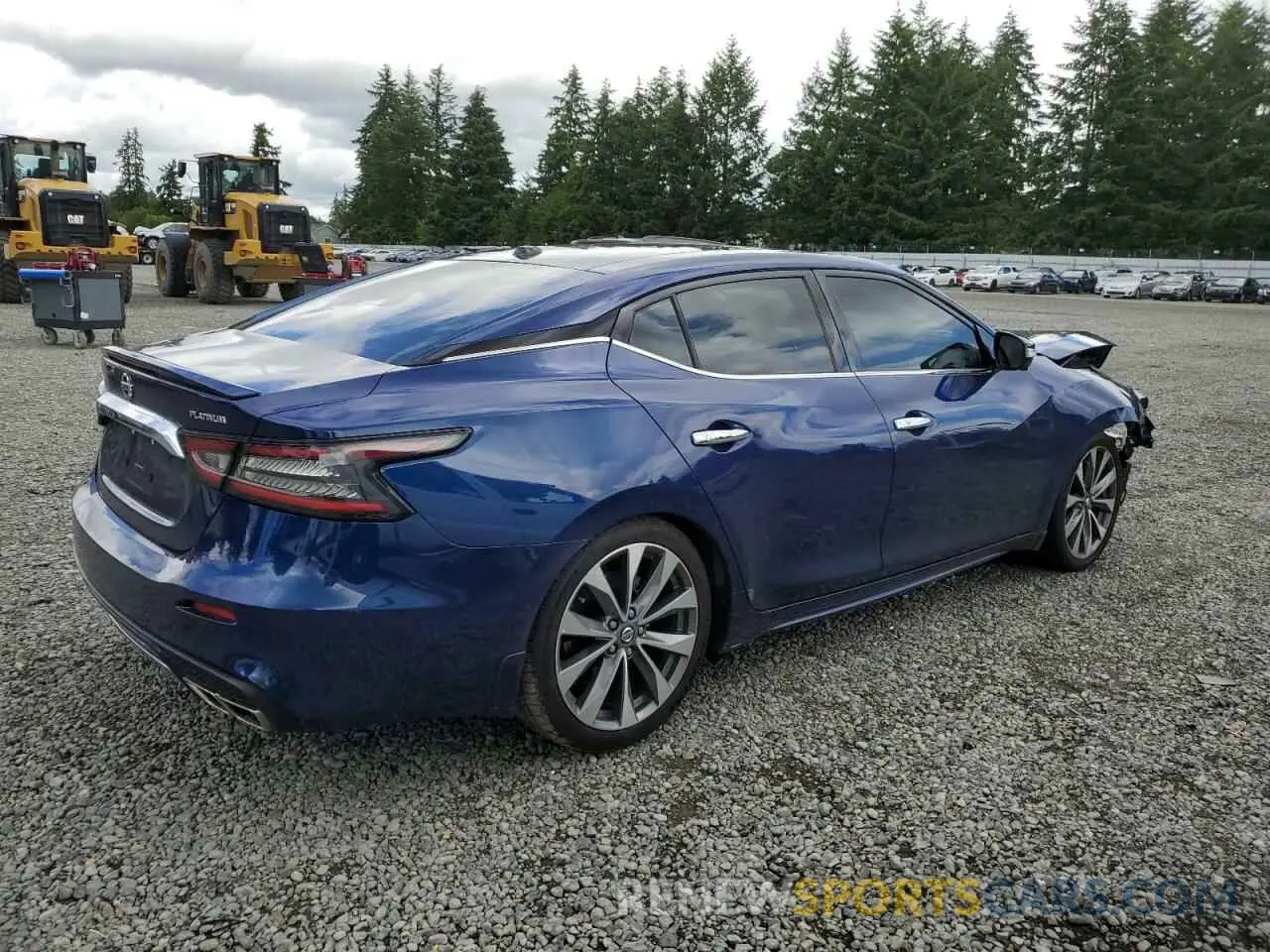 3 Photograph of a damaged car 1N4AA6FV8MC509836 NISSAN MAXIMA 2021