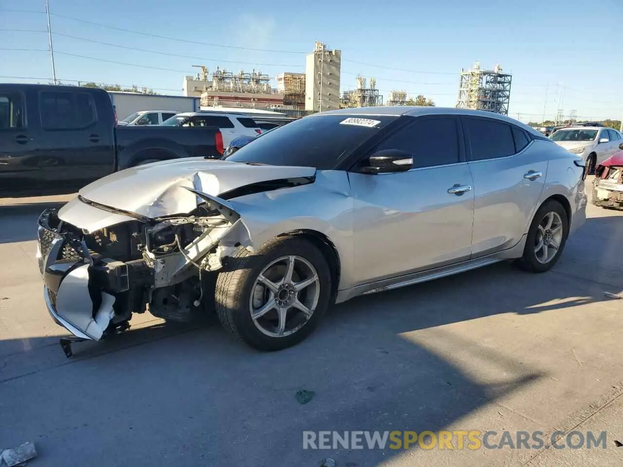 1 Photograph of a damaged car 1N4AA6CV0NC502398 NISSAN MAXIMA 2022