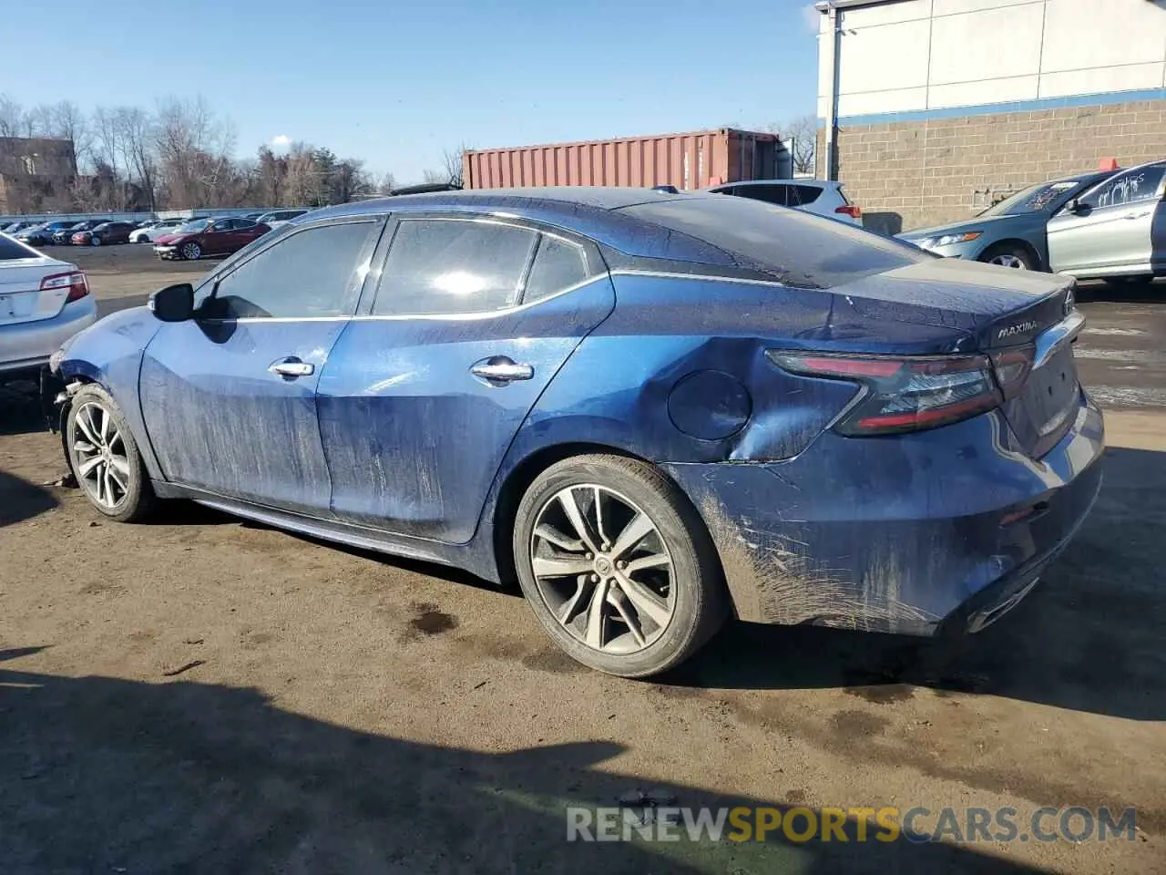 2 Photograph of a damaged car 1N4AA6CV0NC505124 NISSAN MAXIMA 2022