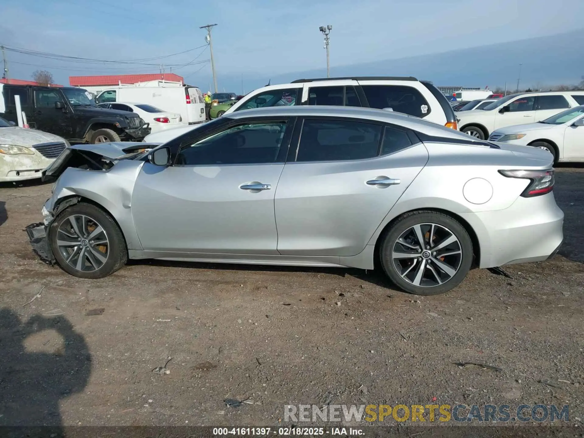14 Photograph of a damaged car 1N4AA6CV3NC503366 NISSAN MAXIMA 2022