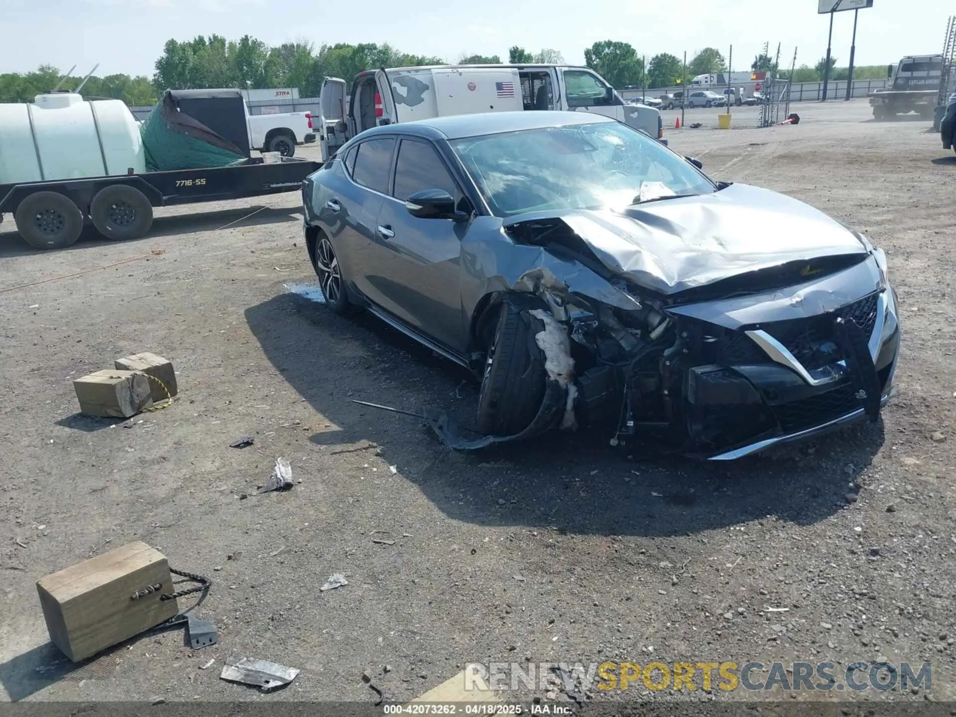 1 Photograph of a damaged car 1N4AA6CV4NC502047 NISSAN MAXIMA 2022