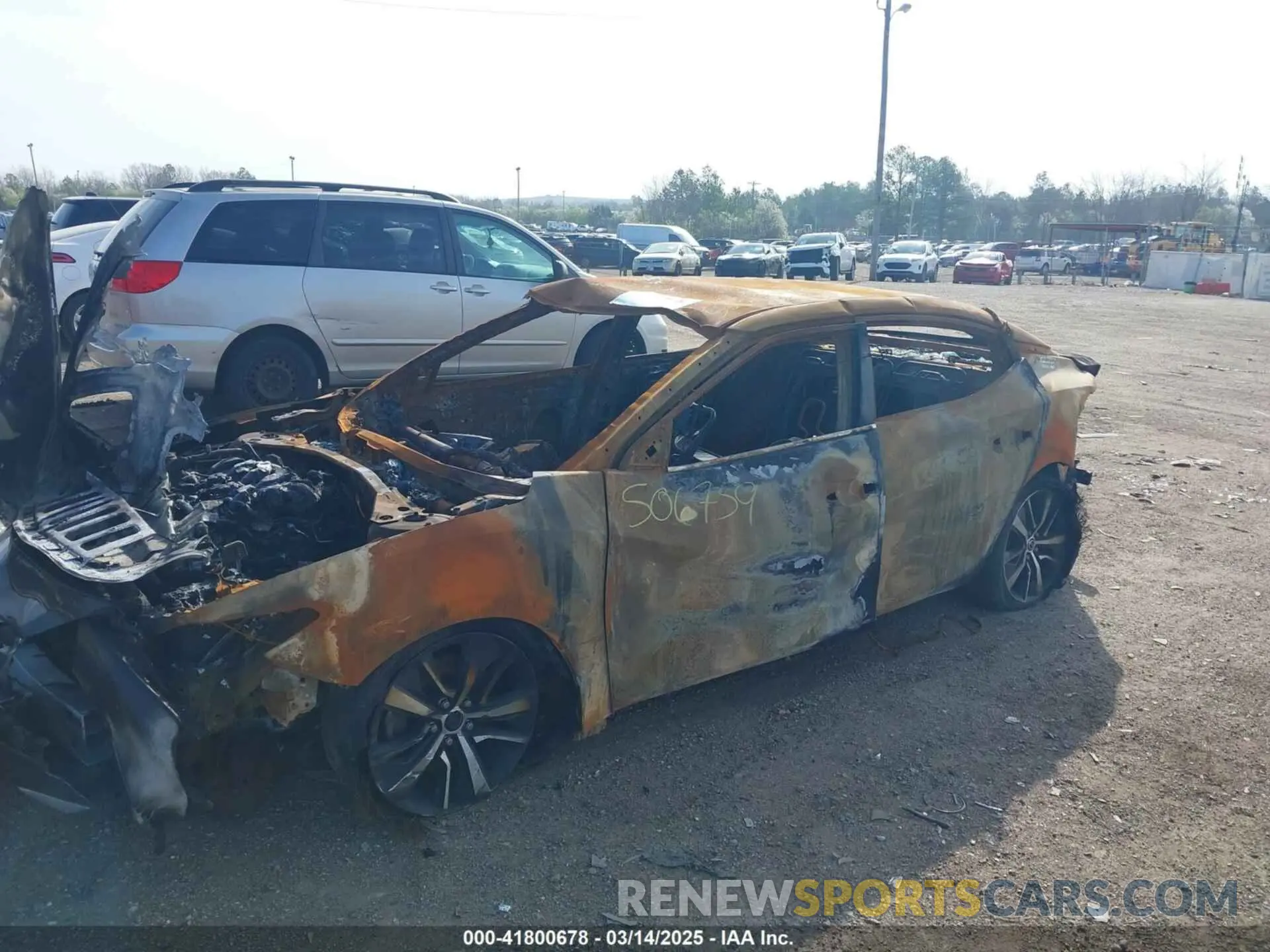 2 Photograph of a damaged car 1N4AA6CV4NC506759 NISSAN MAXIMA 2022