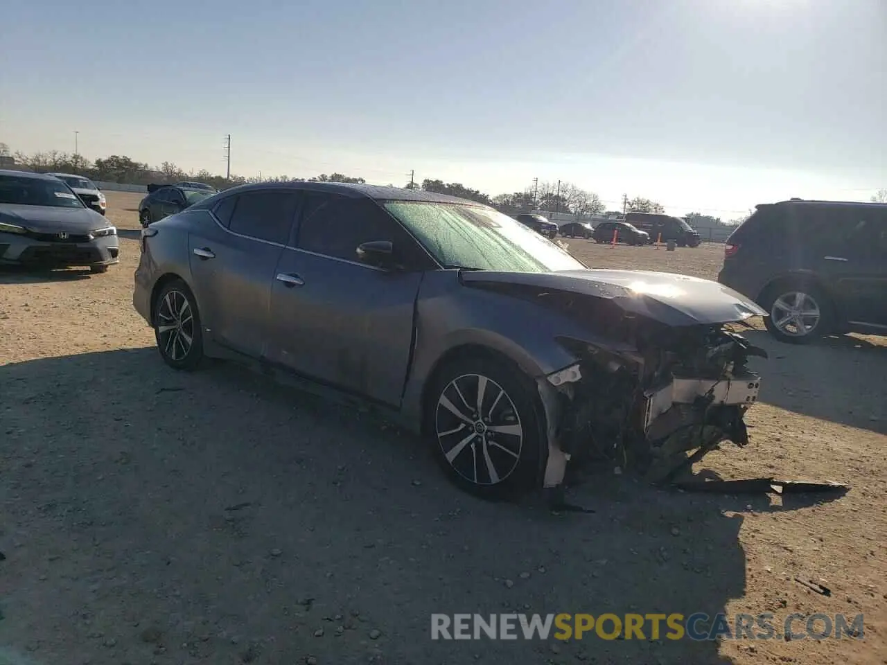 4 Photograph of a damaged car 1N4AA6CV8NC502245 NISSAN MAXIMA 2022