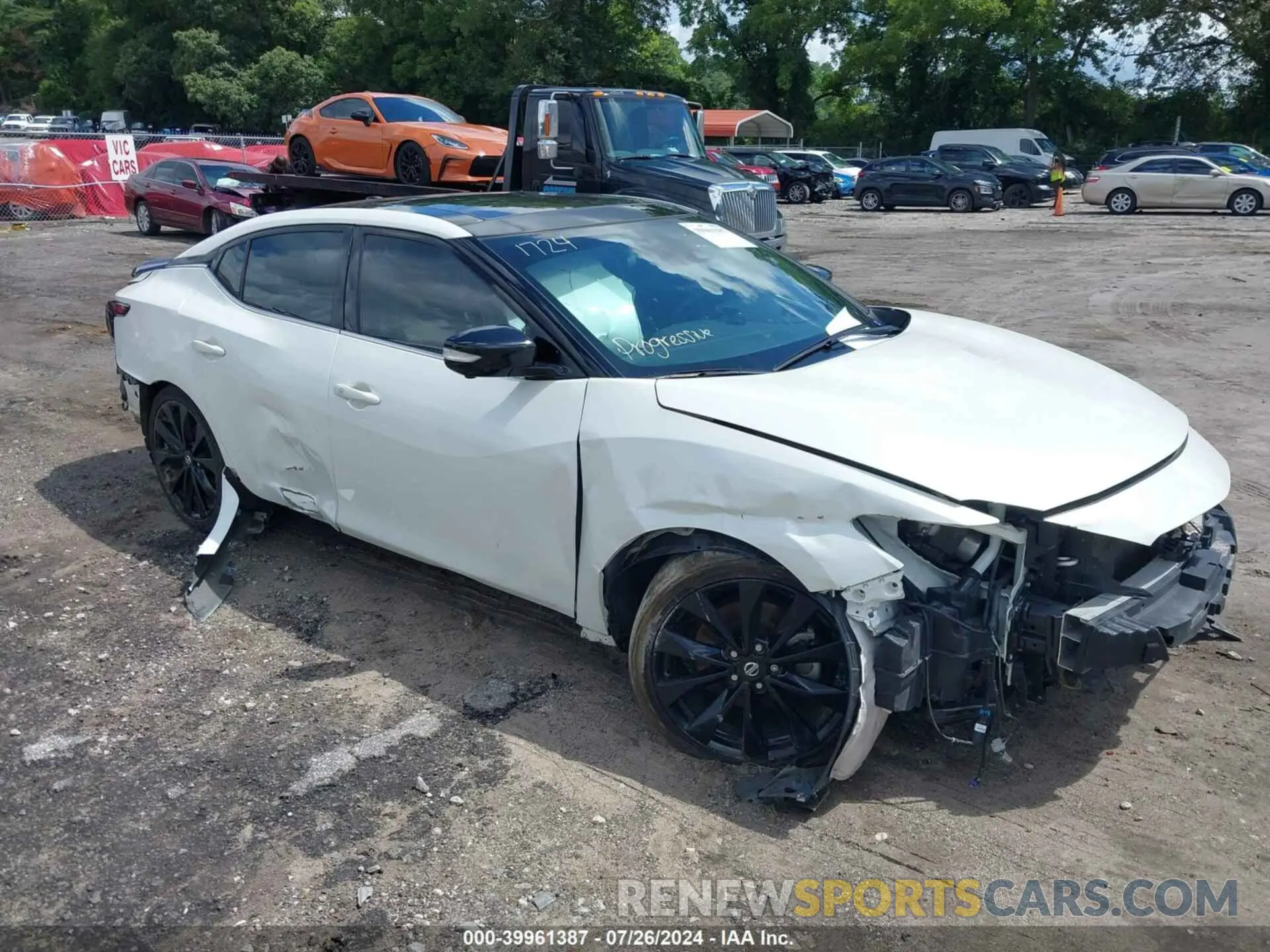 1 Photograph of a damaged car 1N4AA6EV2NC508135 NISSAN MAXIMA 2022