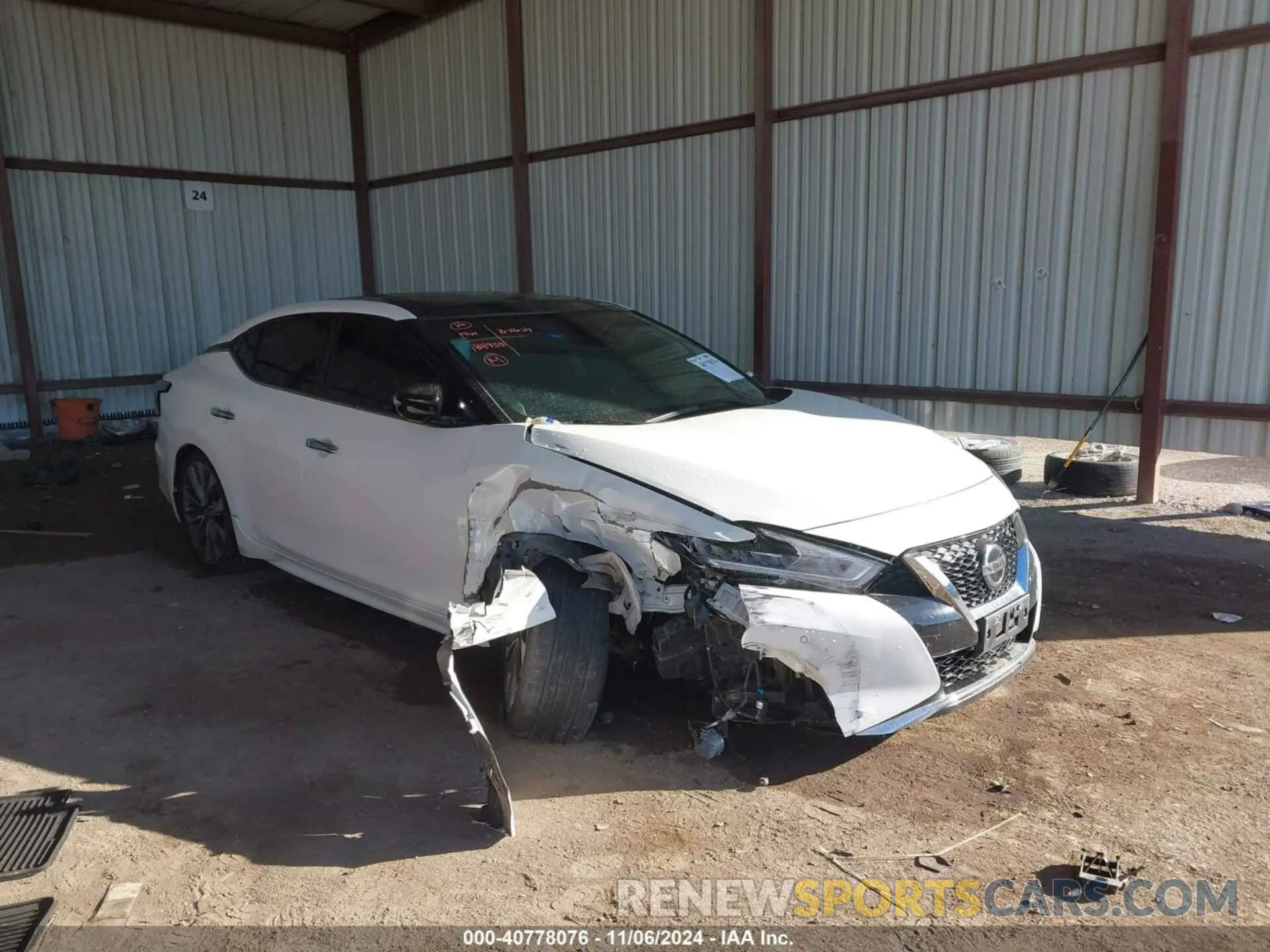 1 Photograph of a damaged car 1N4AA6FV8NC507215 NISSAN MAXIMA 2022