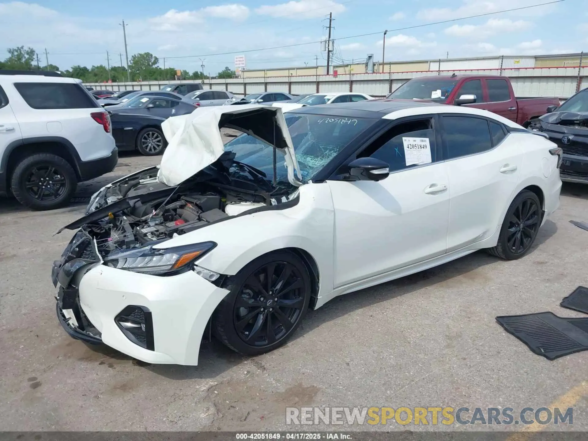 2 Photograph of a damaged car 1N4AA6EV3PC505084 NISSAN MAXIMA 2023