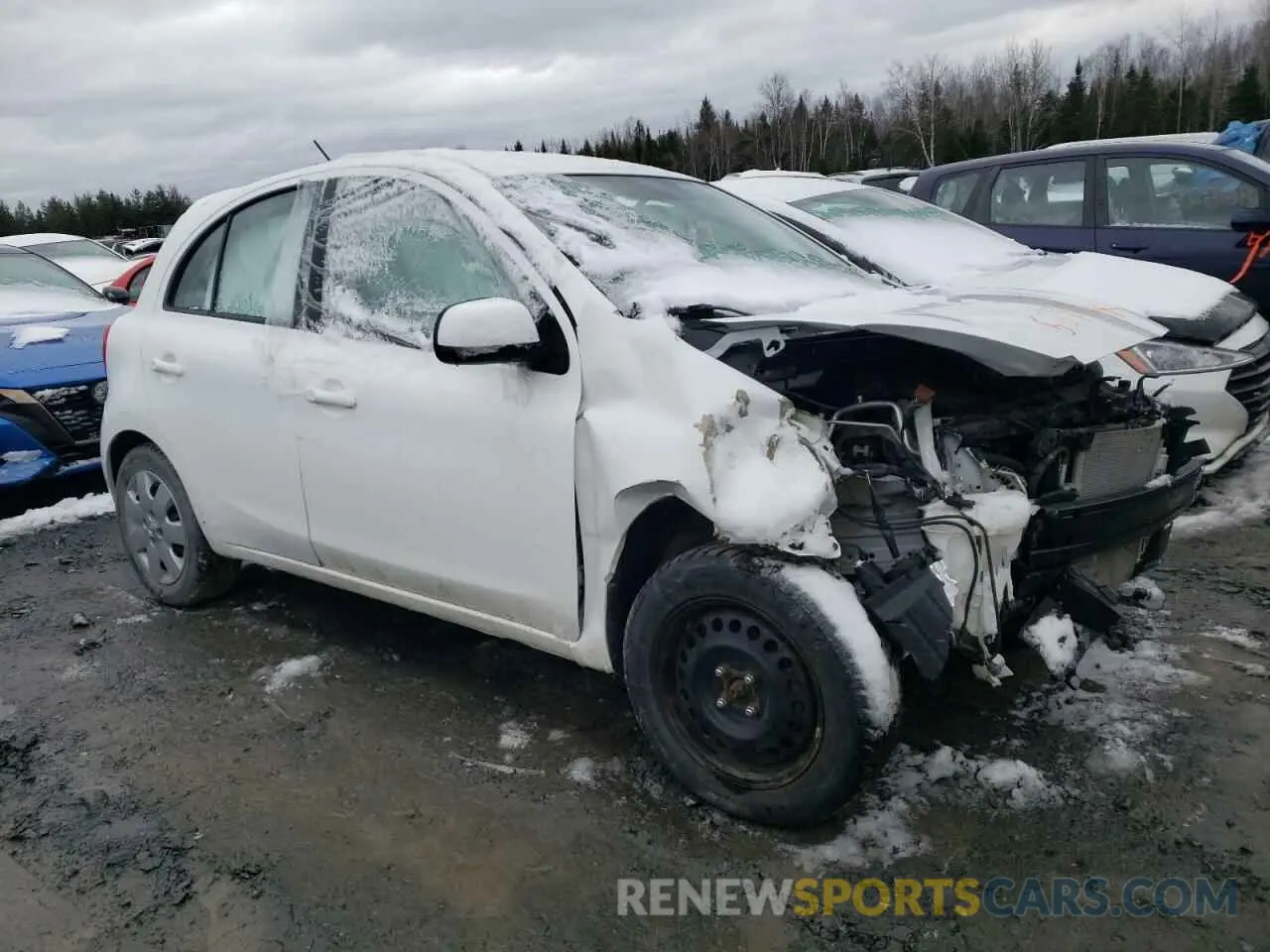 4 Photograph of a damaged car 3N1CK3CP0KL218921 NISSAN MICRA 2019