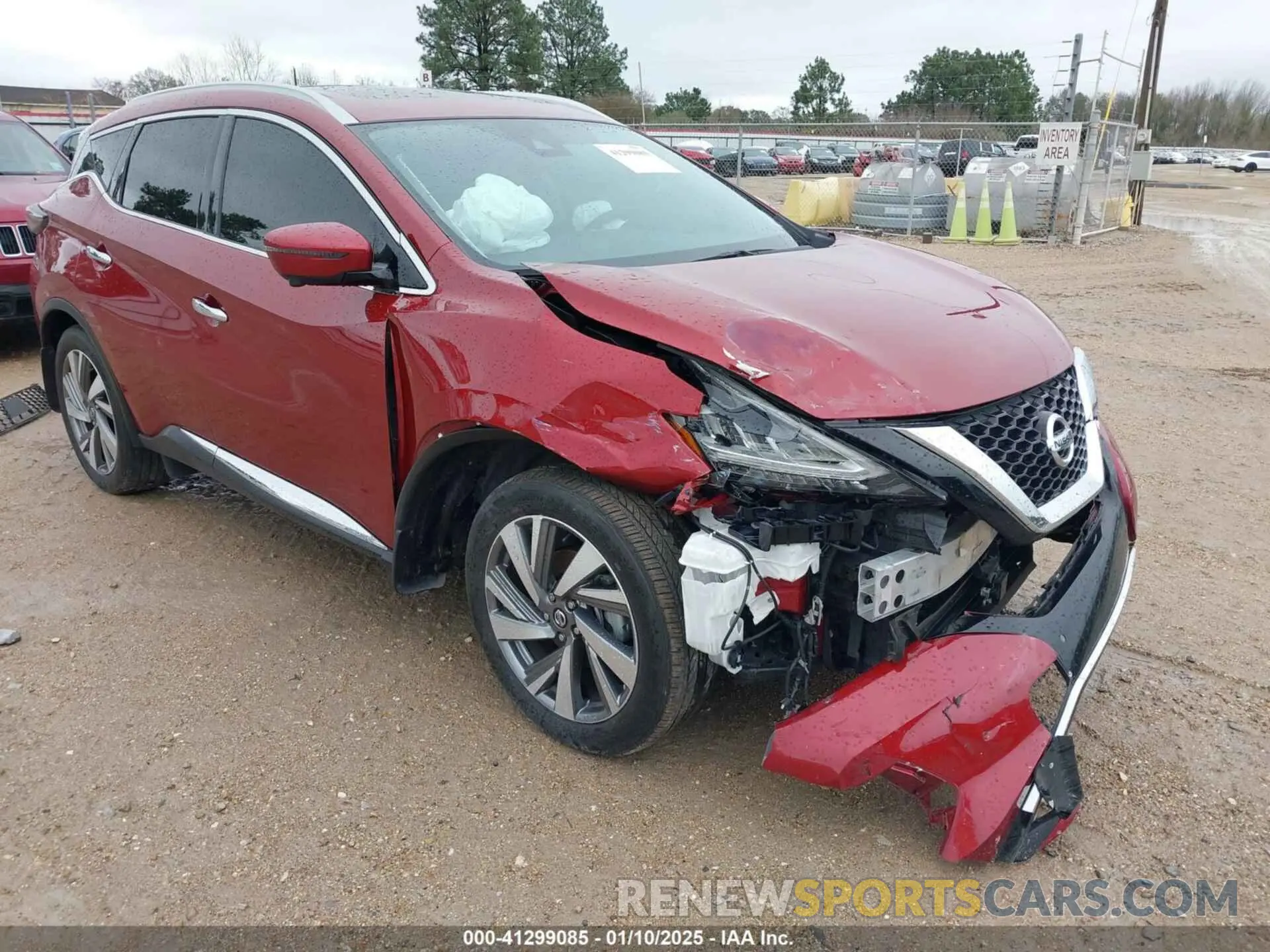 1 Photograph of a damaged car 5N1AZ2MJ0KN152290 NISSAN MURANO 2019