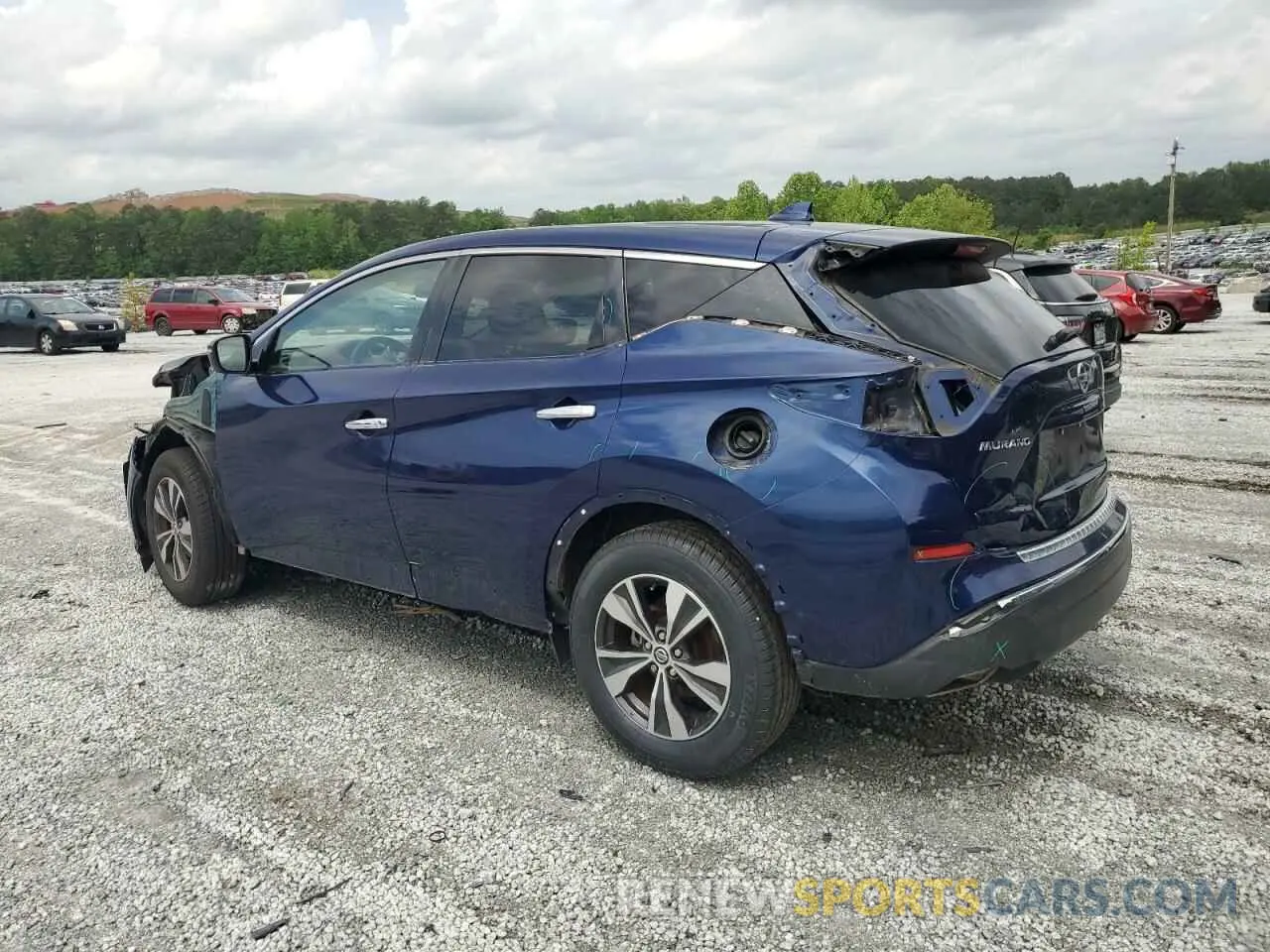 2 Photograph of a damaged car 5N1AZ2MJ1KN145901 NISSAN MURANO 2019