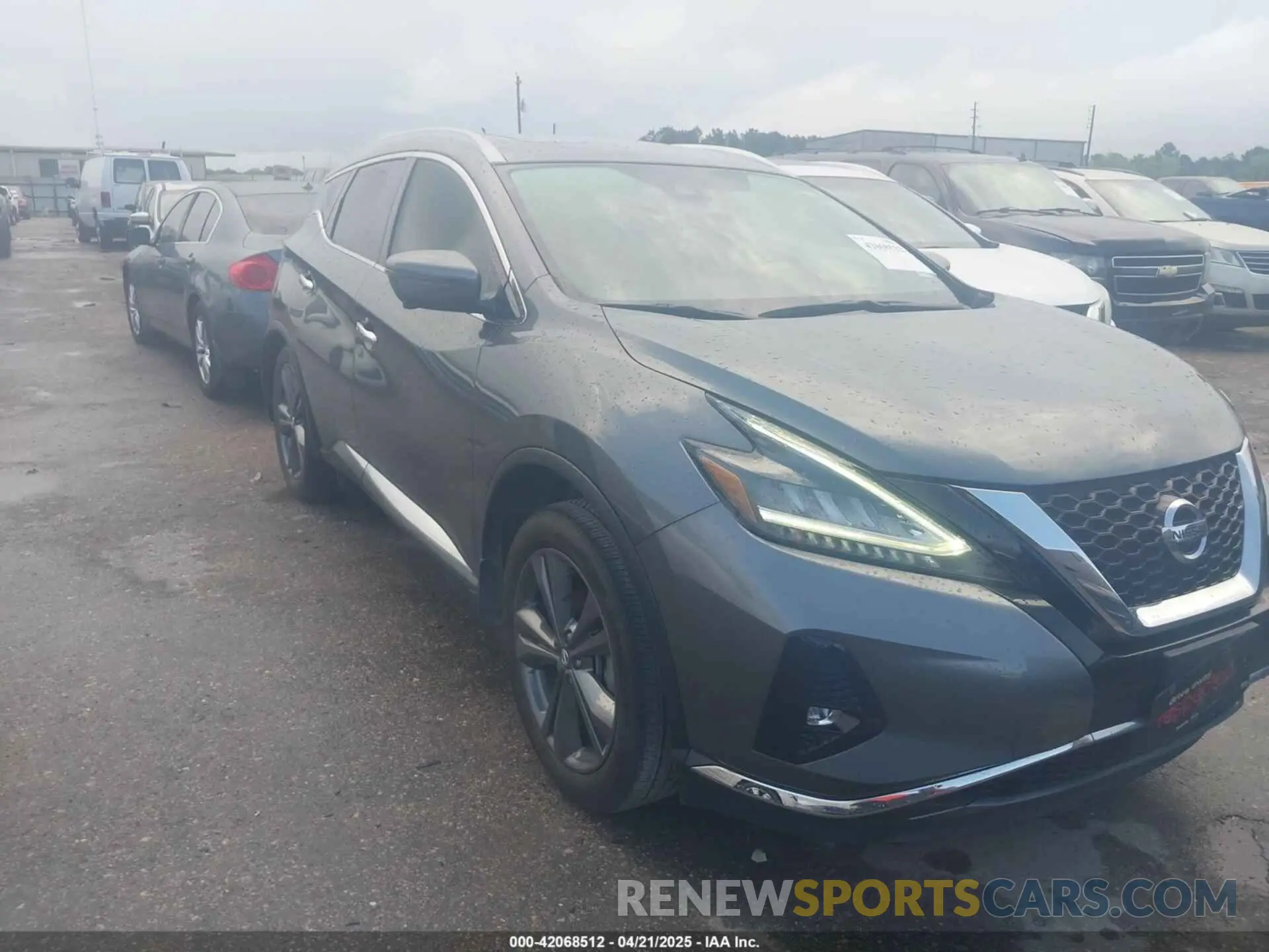 1 Photograph of a damaged car 5N1AZ2MJ2KN140352 NISSAN MURANO 2019