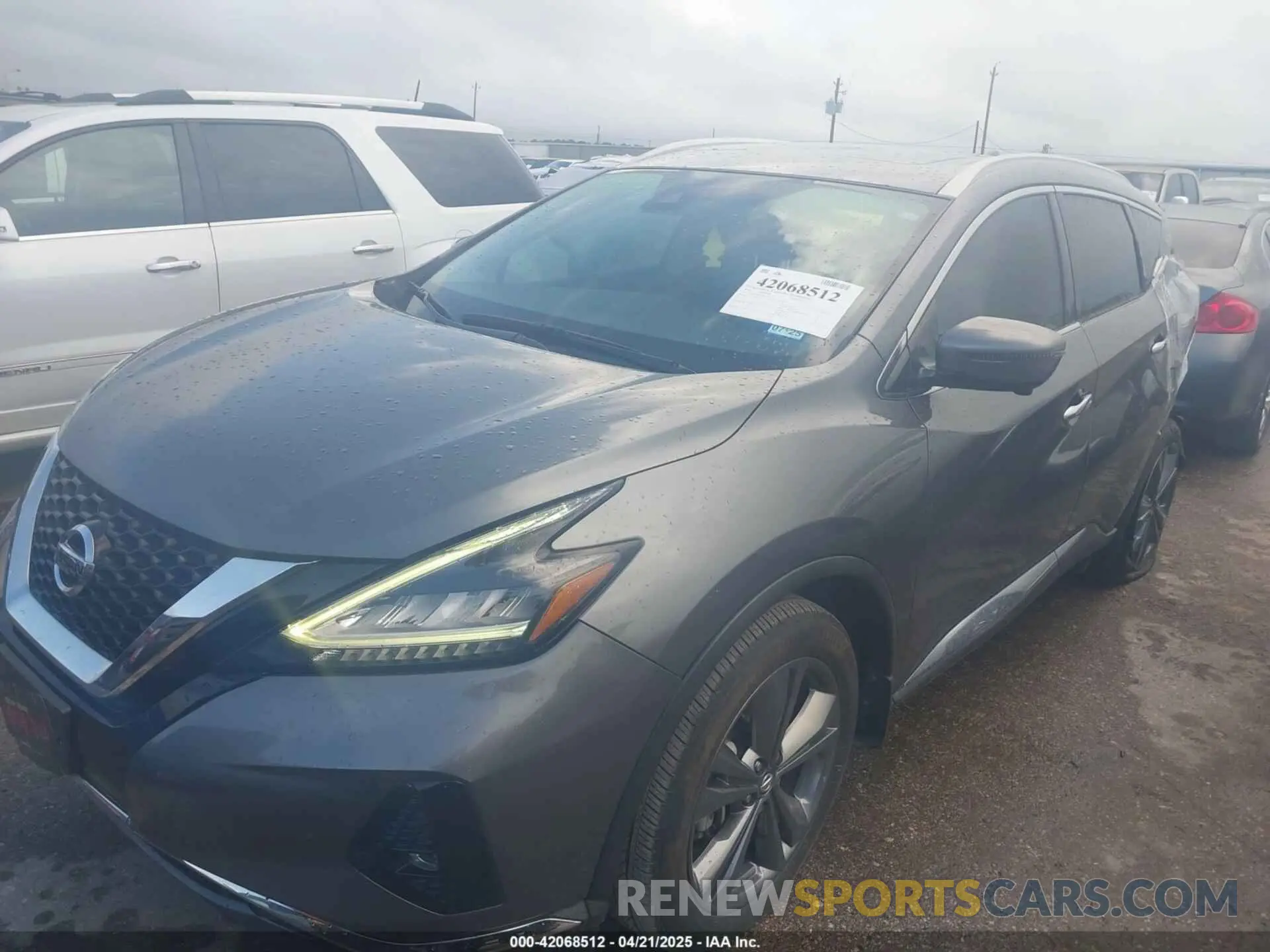 2 Photograph of a damaged car 5N1AZ2MJ2KN140352 NISSAN MURANO 2019