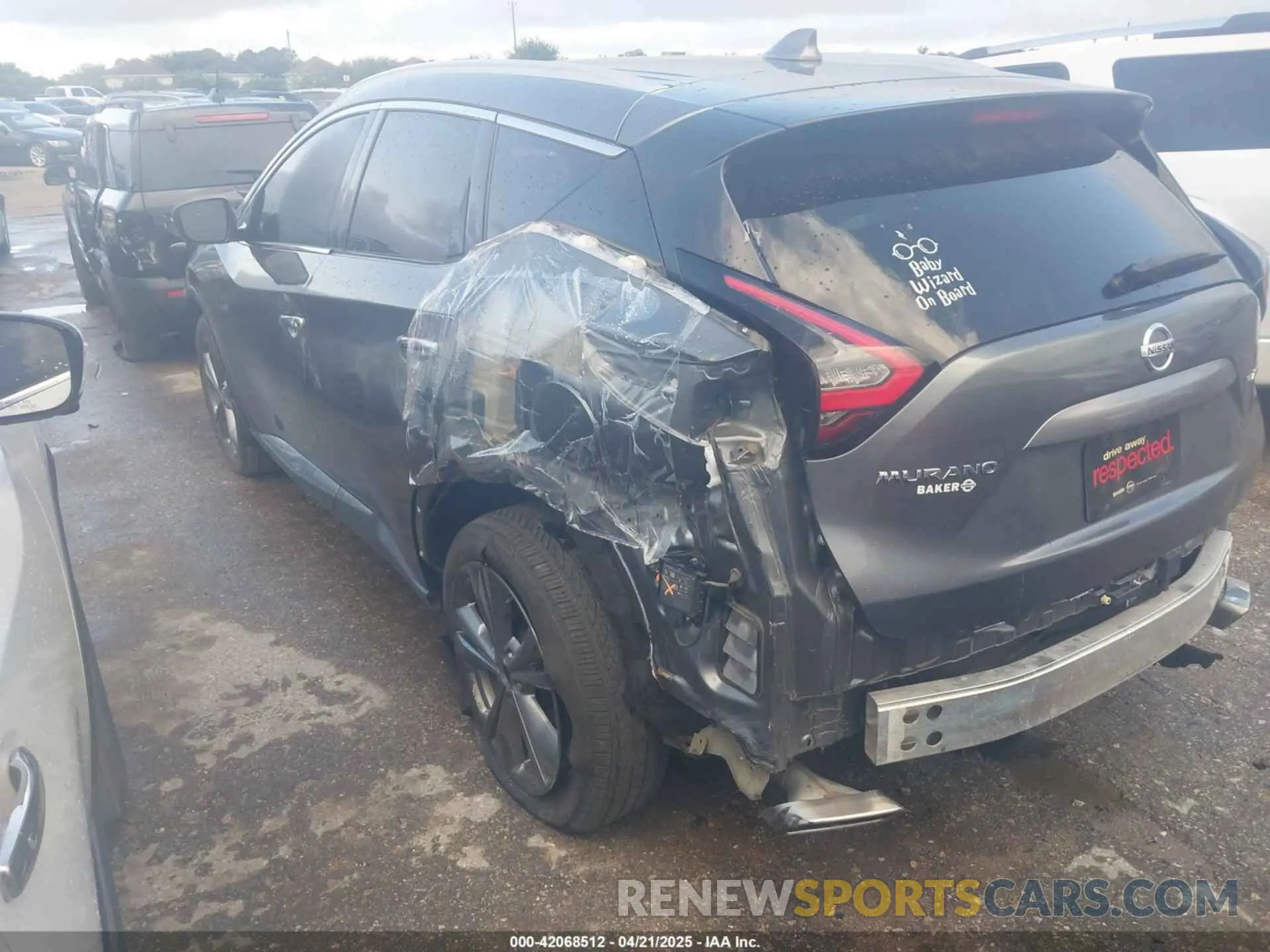 3 Photograph of a damaged car 5N1AZ2MJ2KN140352 NISSAN MURANO 2019