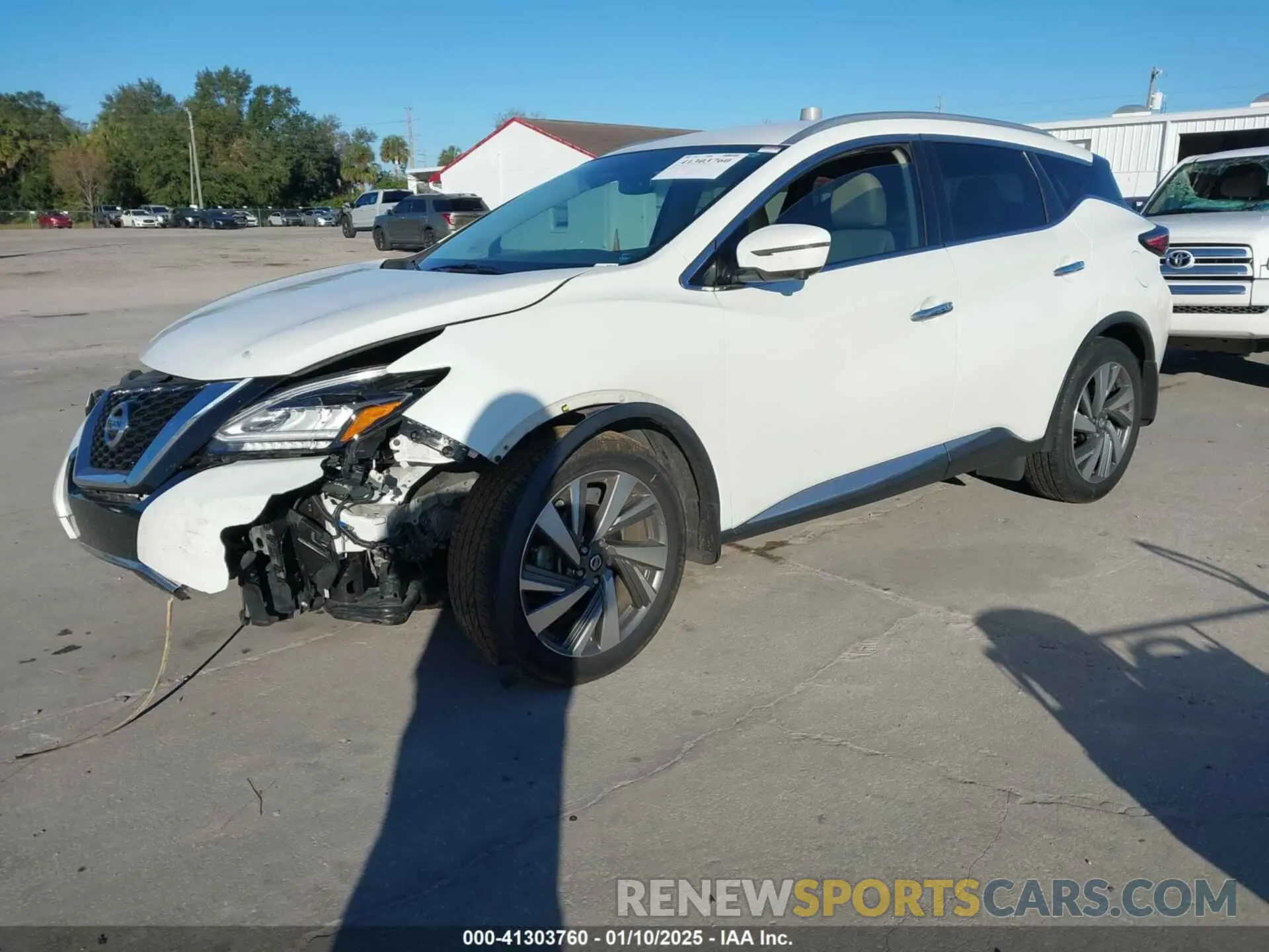 2 Photograph of a damaged car 5N1AZ2MJ5KN159574 NISSAN MURANO 2019