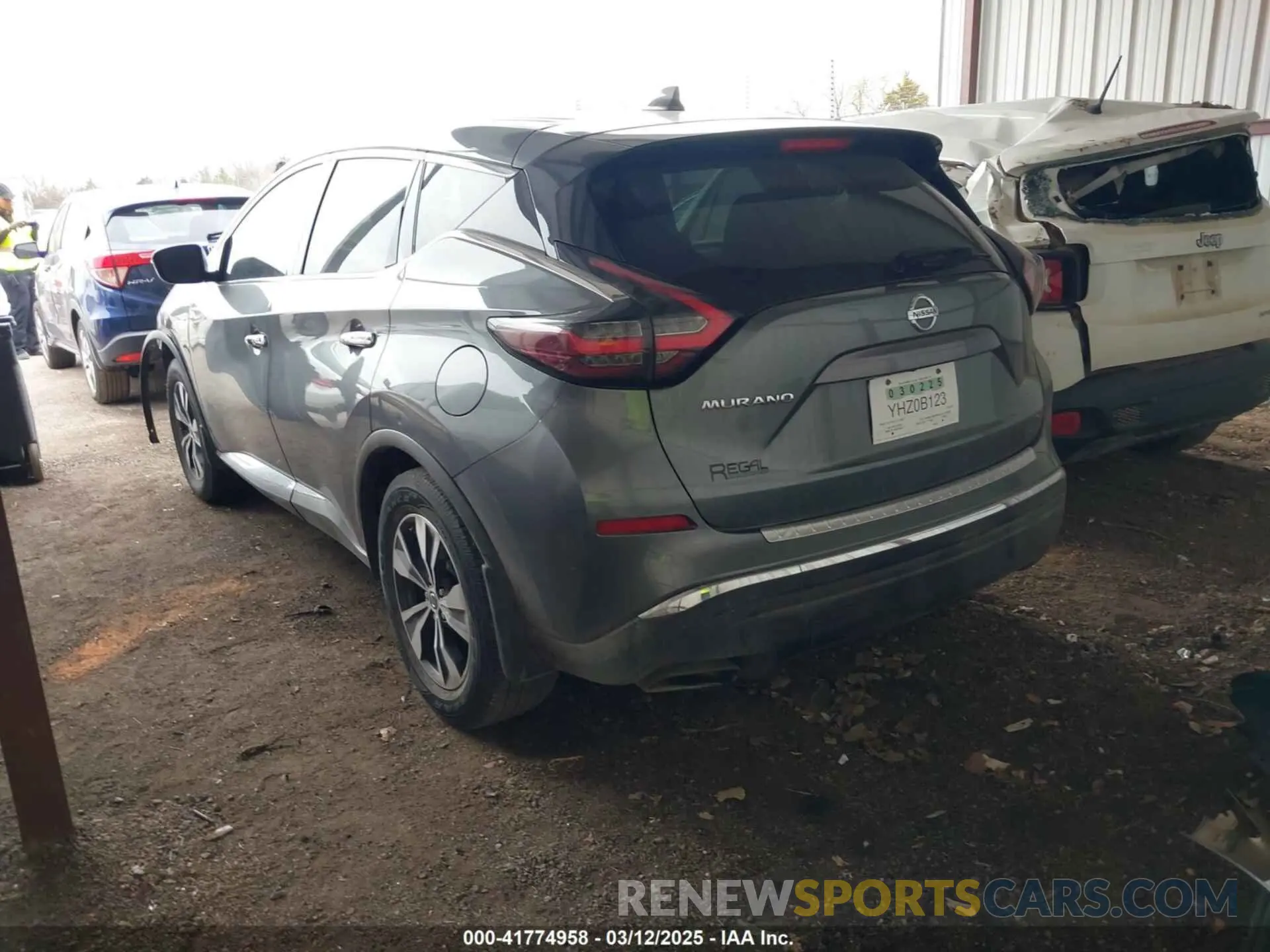 3 Photograph of a damaged car 5N1AZ2MJ5KN163608 NISSAN MURANO 2019