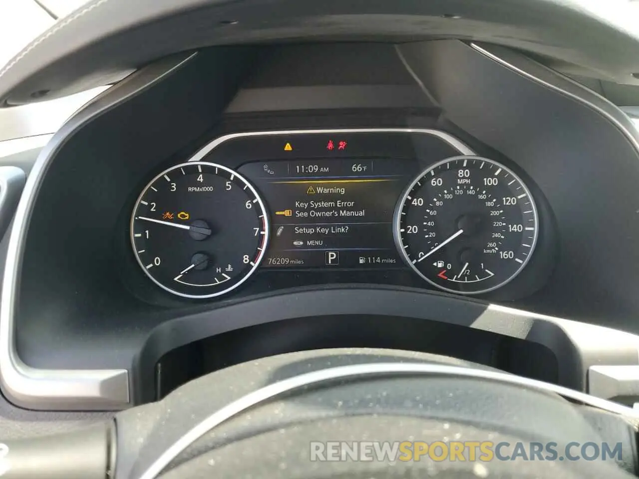 9 Photograph of a damaged car 5N1AZ2MJ6KN110917 NISSAN MURANO 2019