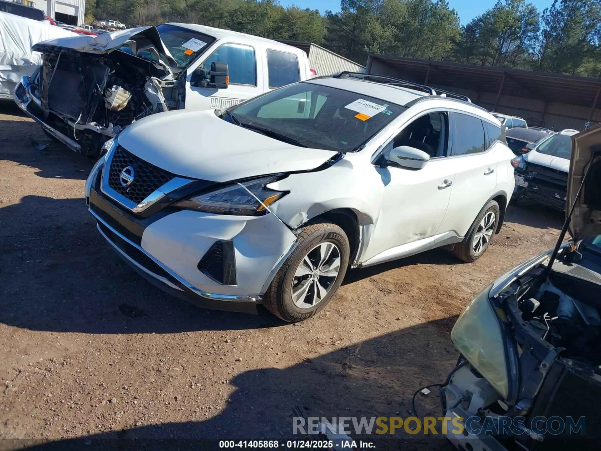 2 Photograph of a damaged car 5N1AZ2MJ6KN131766 NISSAN MURANO 2019