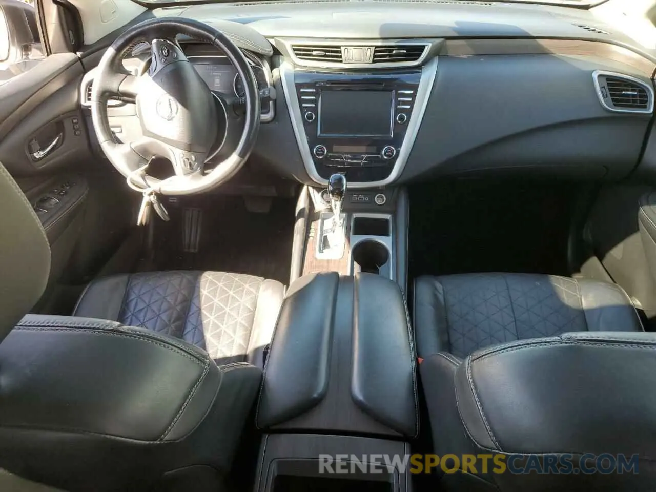 8 Photograph of a damaged car 5N1AZ2MJ6KN158272 NISSAN MURANO 2019