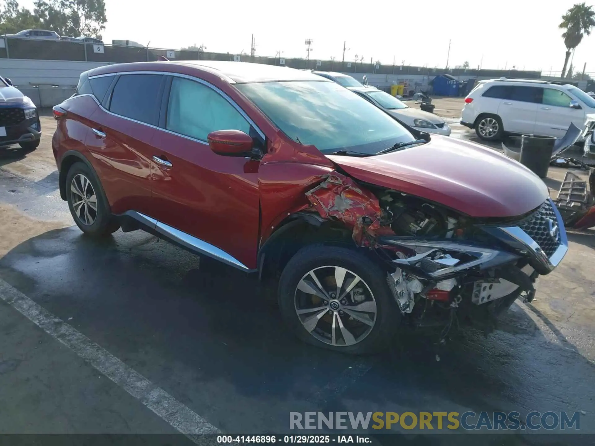 1 Photograph of a damaged car 5N1AZ2MJ6KN160894 NISSAN MURANO 2019