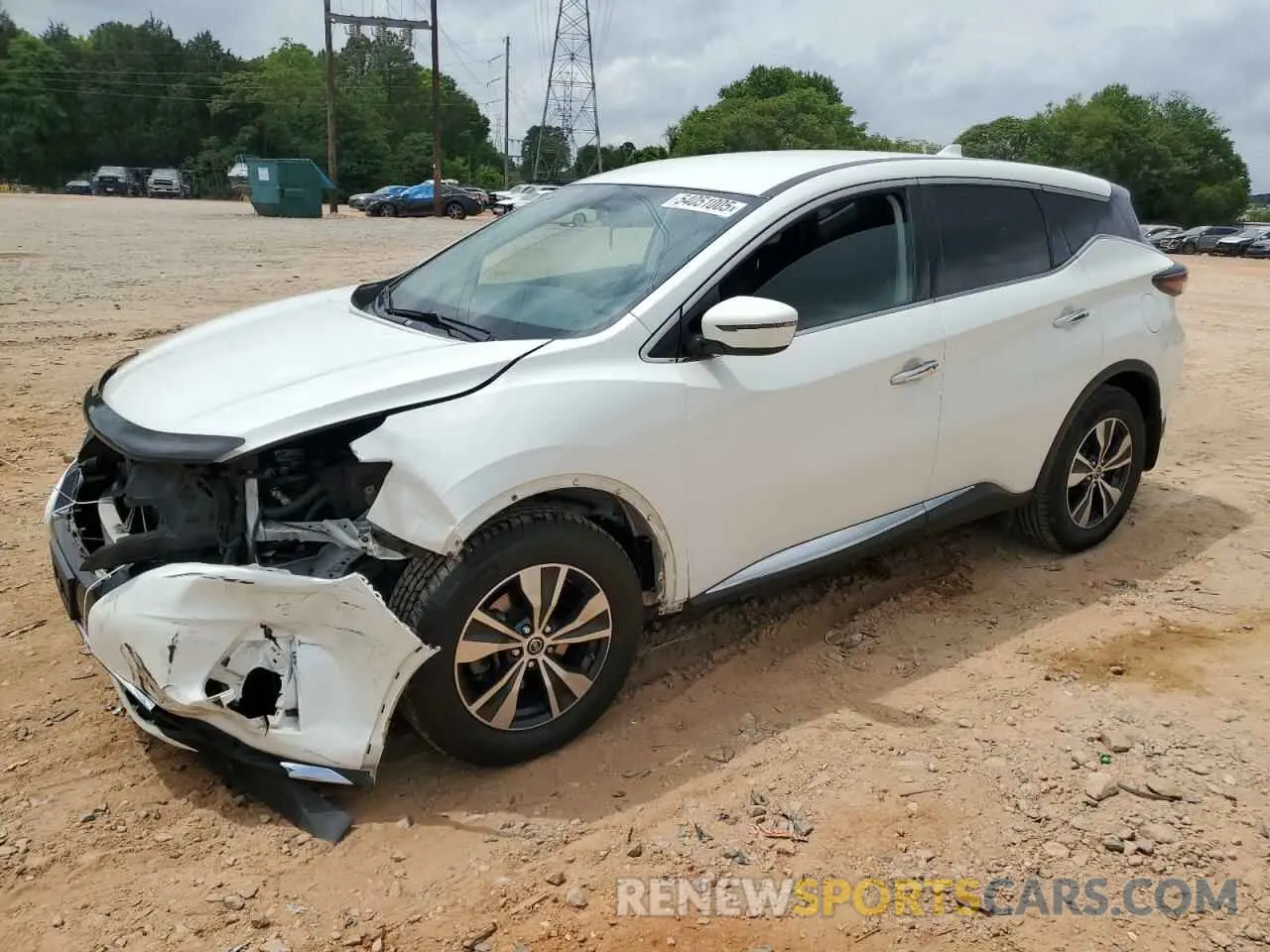 1 Photograph of a damaged car 5N1AZ2MJ7KN119559 NISSAN MURANO 2019