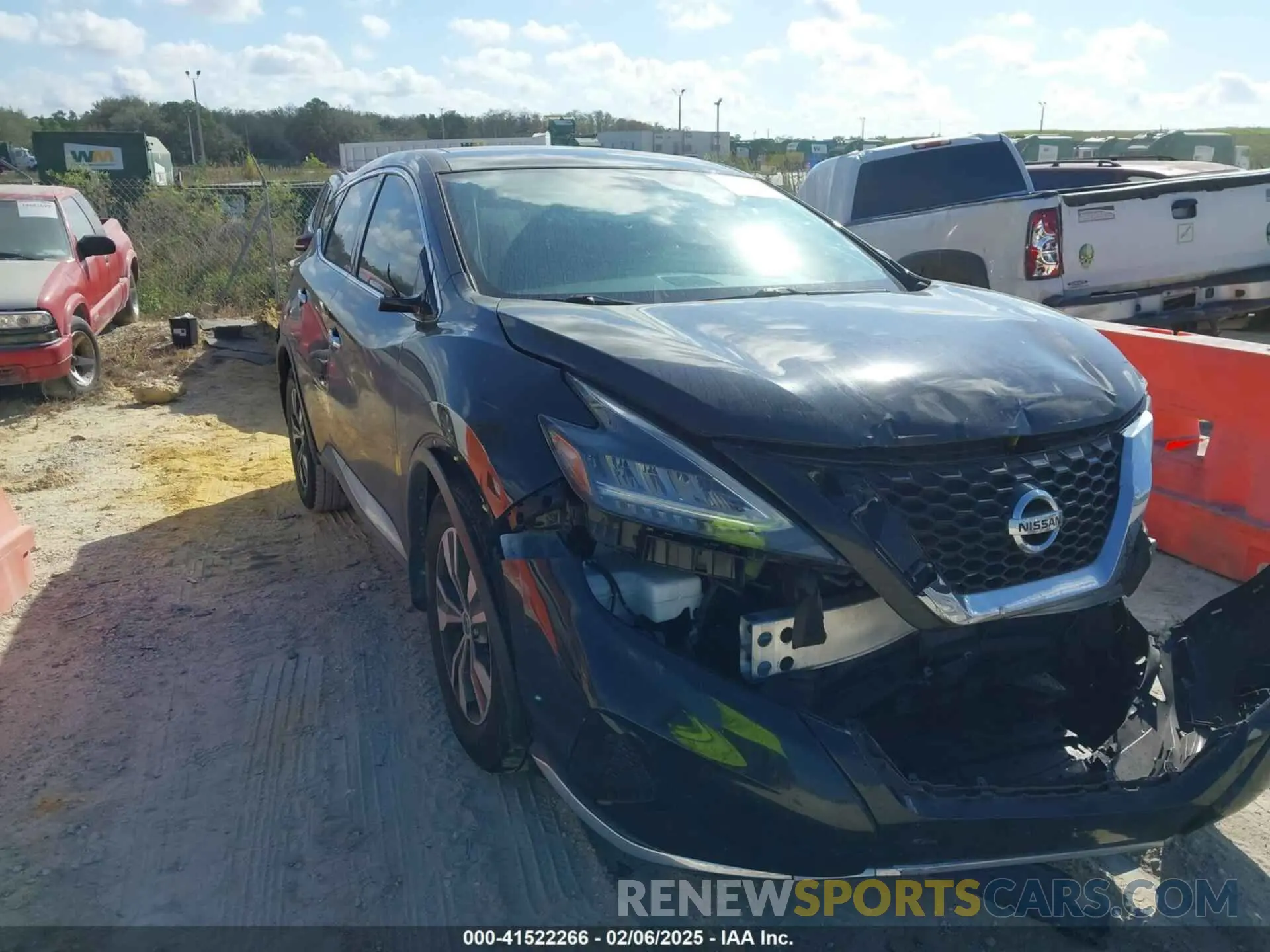 1 Photograph of a damaged car 5N1AZ2MJ7KN159060 NISSAN MURANO 2019