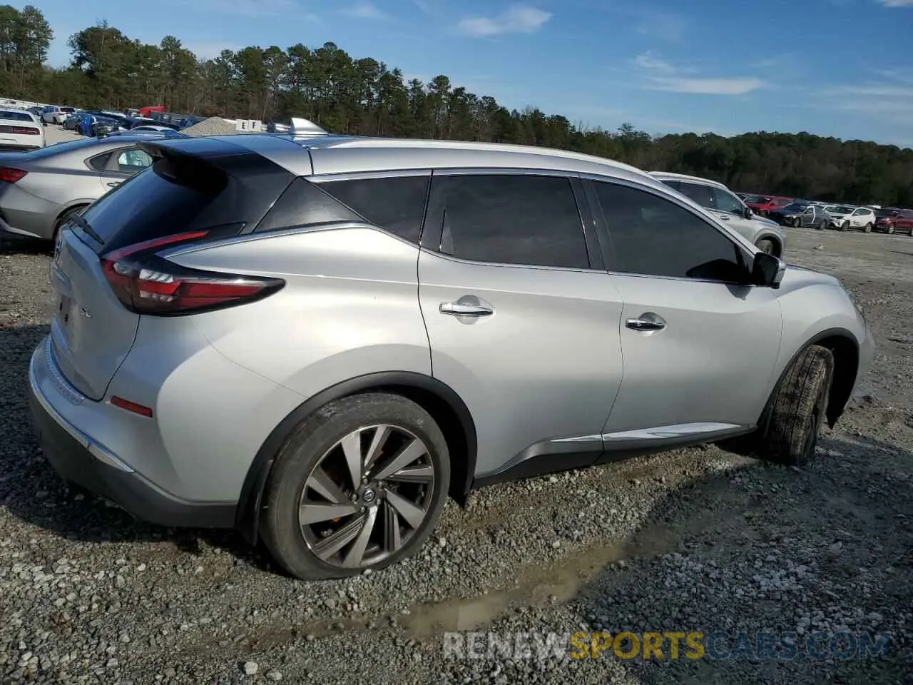 3 Photograph of a damaged car 5N1AZ2MJ8KN105945 NISSAN MURANO 2019
