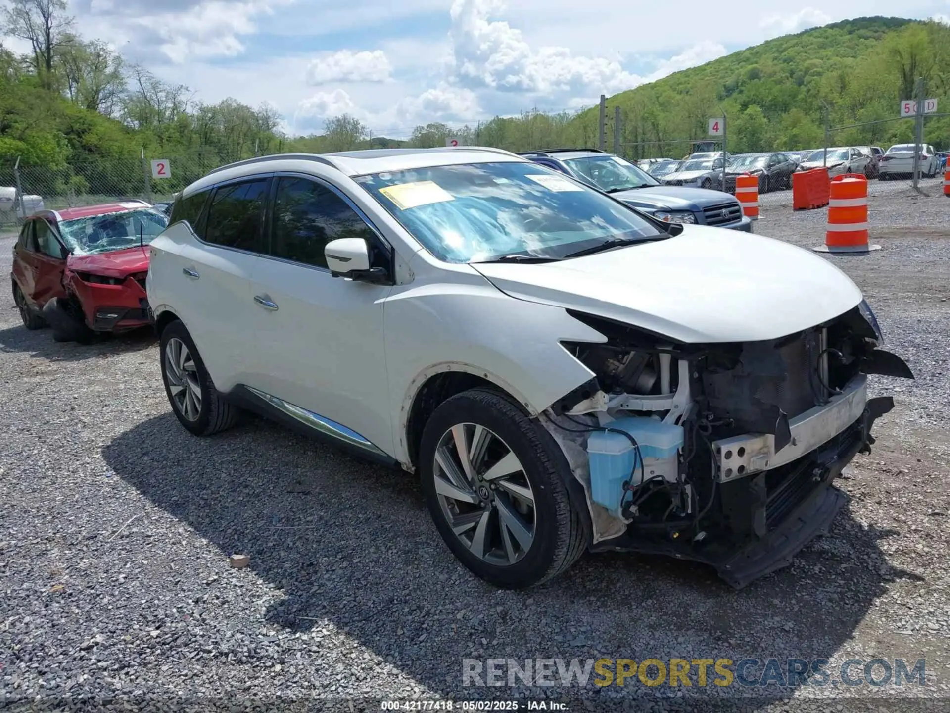 1 Photograph of a damaged car 5N1AZ2MJ8KN118498 NISSAN MURANO 2019