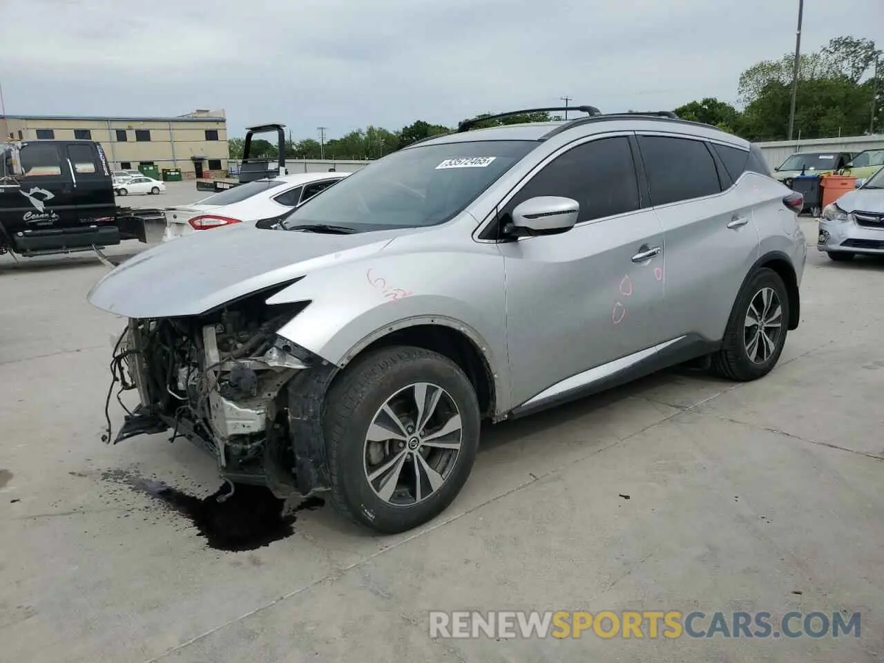 1 Photograph of a damaged car 5N1AZ2MJ8KN141473 NISSAN MURANO 2019