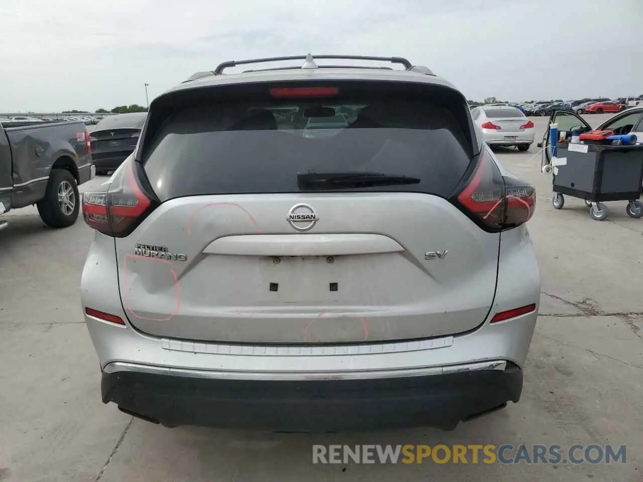 6 Photograph of a damaged car 5N1AZ2MJ8KN141473 NISSAN MURANO 2019