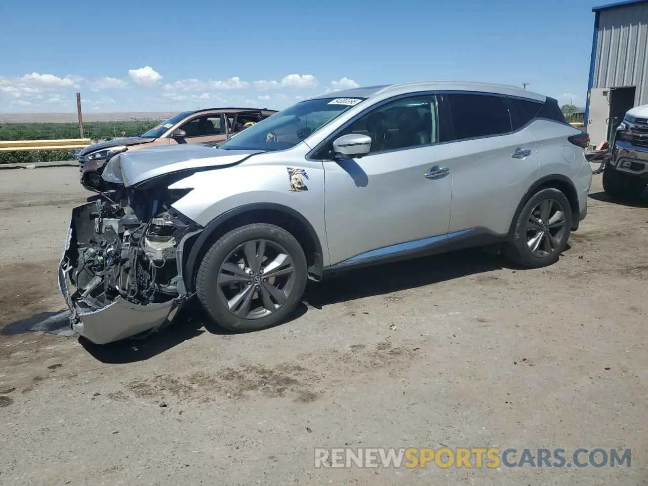 1 Photograph of a damaged car 5N1AZ2MJ8KN142753 NISSAN MURANO 2019