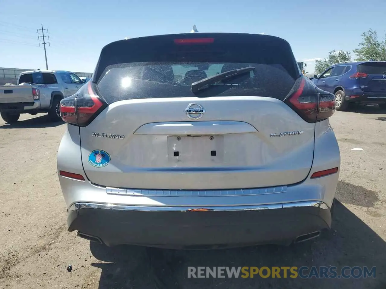 6 Photograph of a damaged car 5N1AZ2MJ8KN142753 NISSAN MURANO 2019