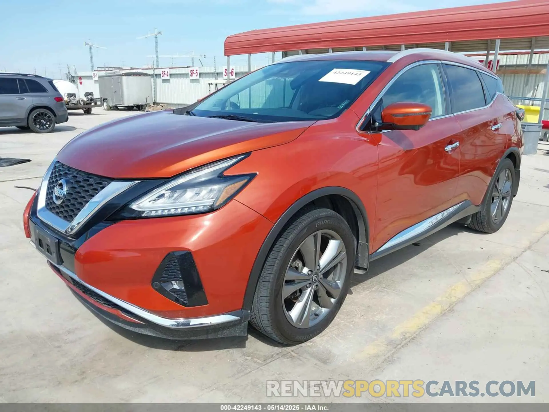 2 Photograph of a damaged car 5N1AZ2MJ8KN149749 NISSAN MURANO 2019
