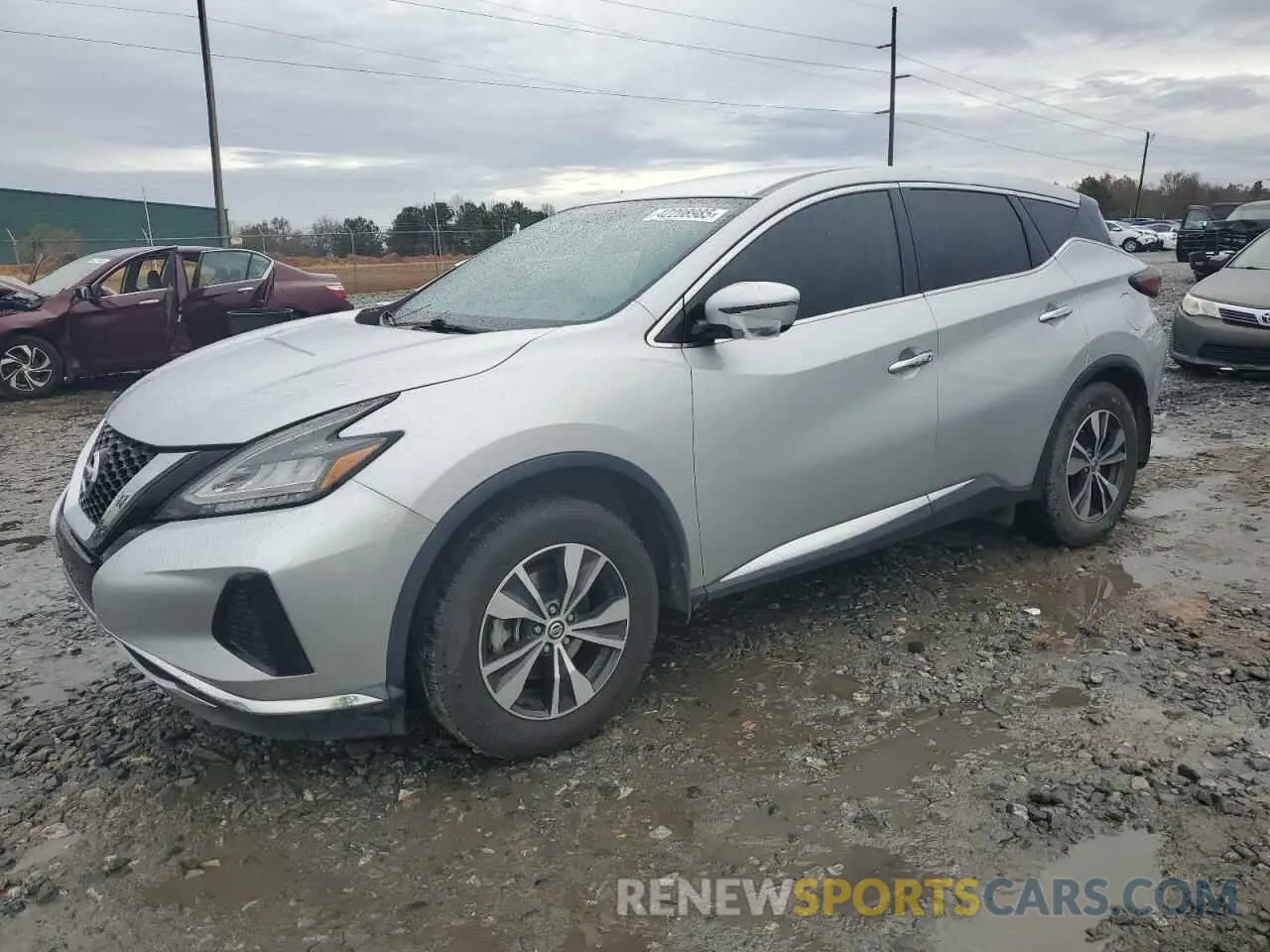 1 Photograph of a damaged car 5N1AZ2MJ9KN164115 NISSAN MURANO 2019