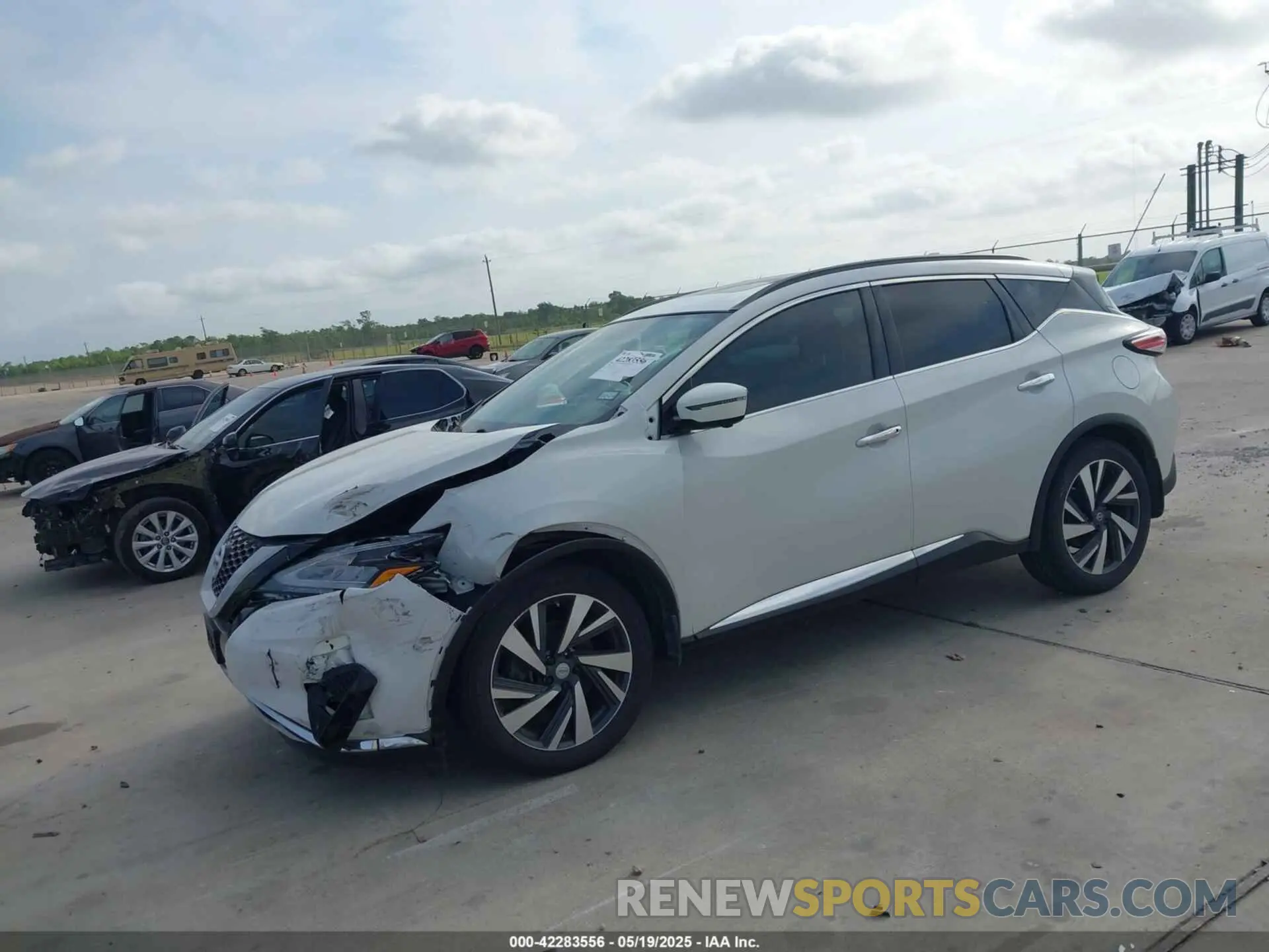 2 Photograph of a damaged car 5N1AZ2MJXKN111052 NISSAN MURANO 2019