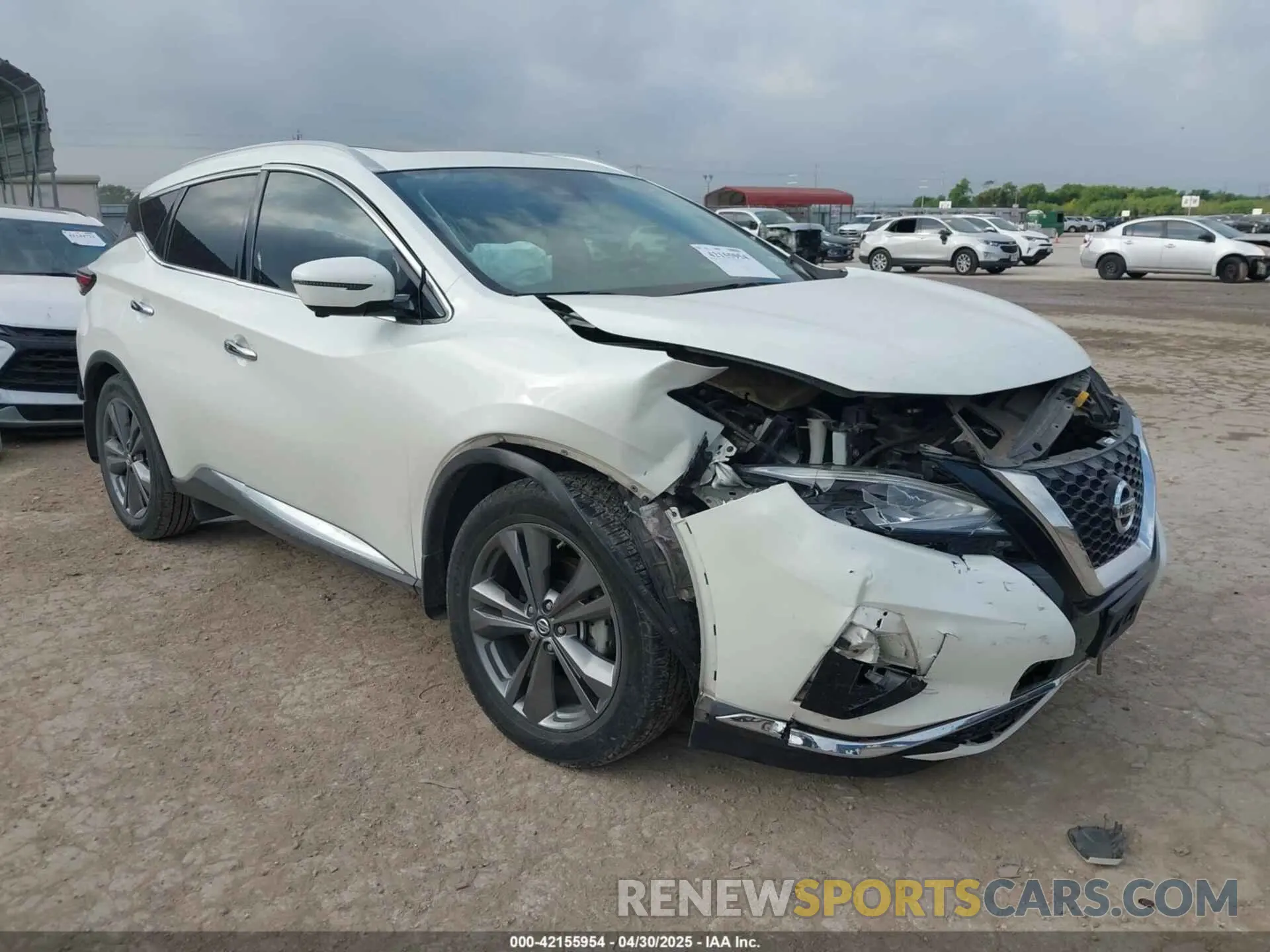 1 Photograph of a damaged car 5N1AZ2MJXKN117353 NISSAN MURANO 2019