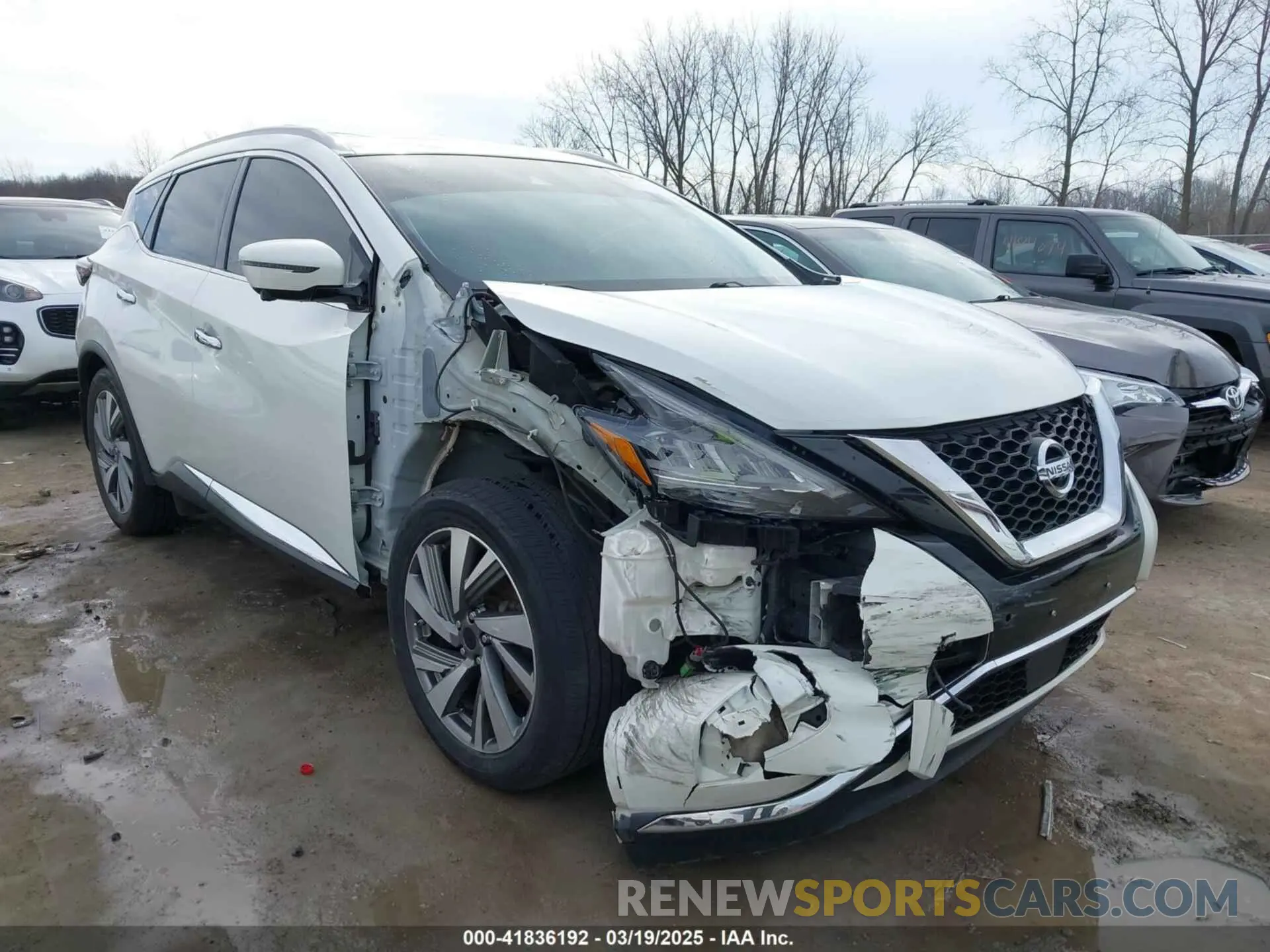 1 Photograph of a damaged car 5N1AZ2MS0KN111800 NISSAN MURANO 2019