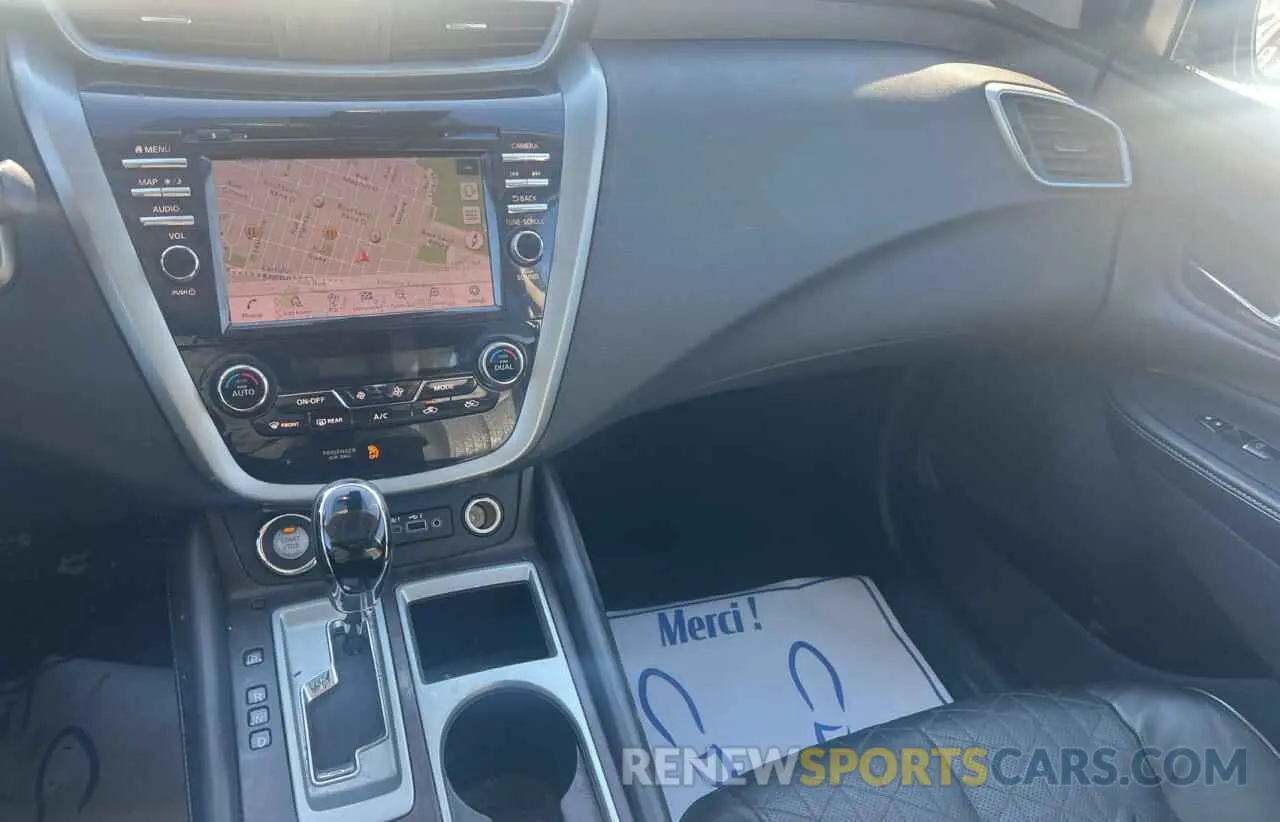 9 Photograph of a damaged car 5N1AZ2MS1KN109604 NISSAN MURANO 2019