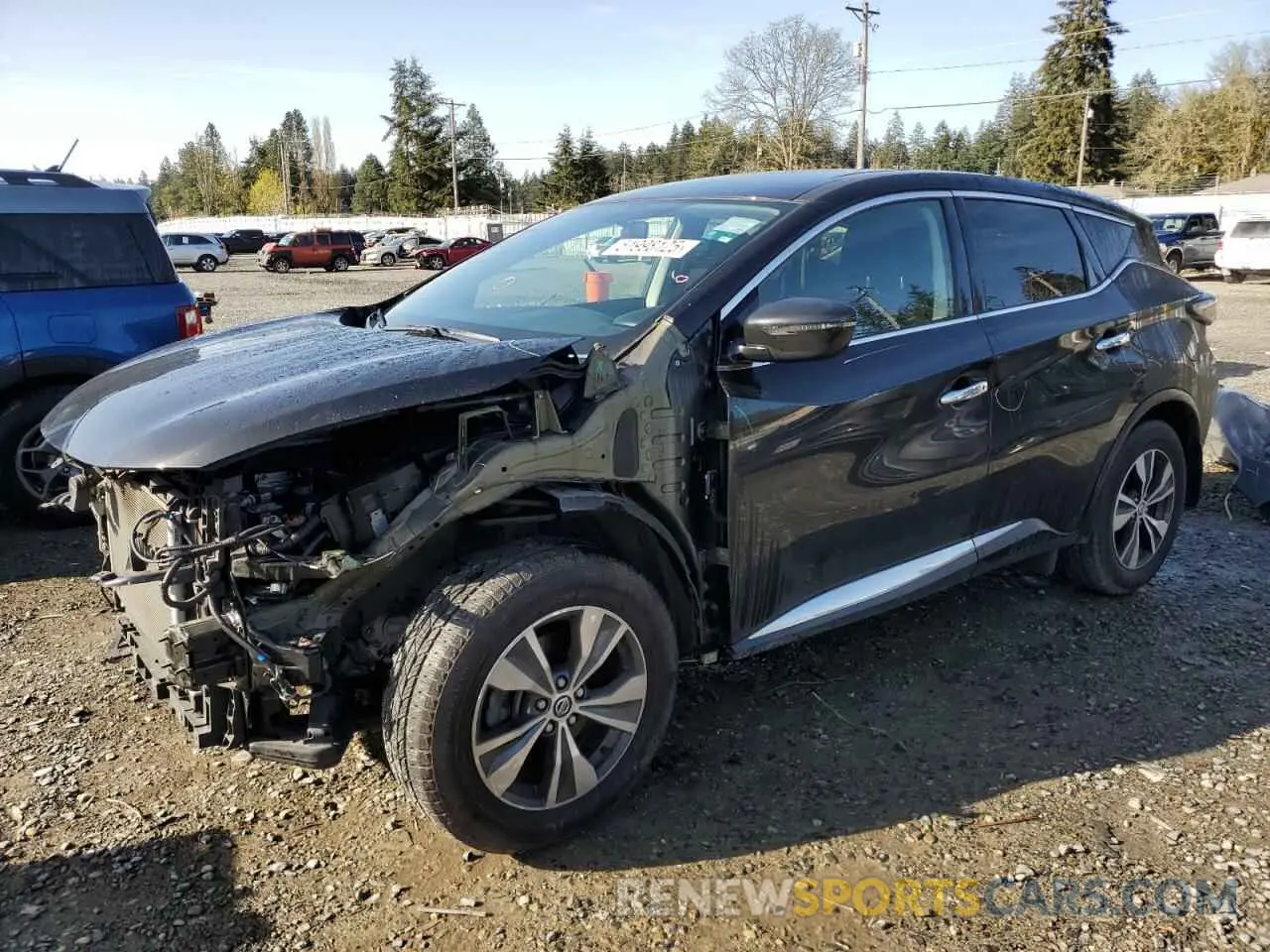 1 Photograph of a damaged car 5N1AZ2MS1KN145292 NISSAN MURANO 2019