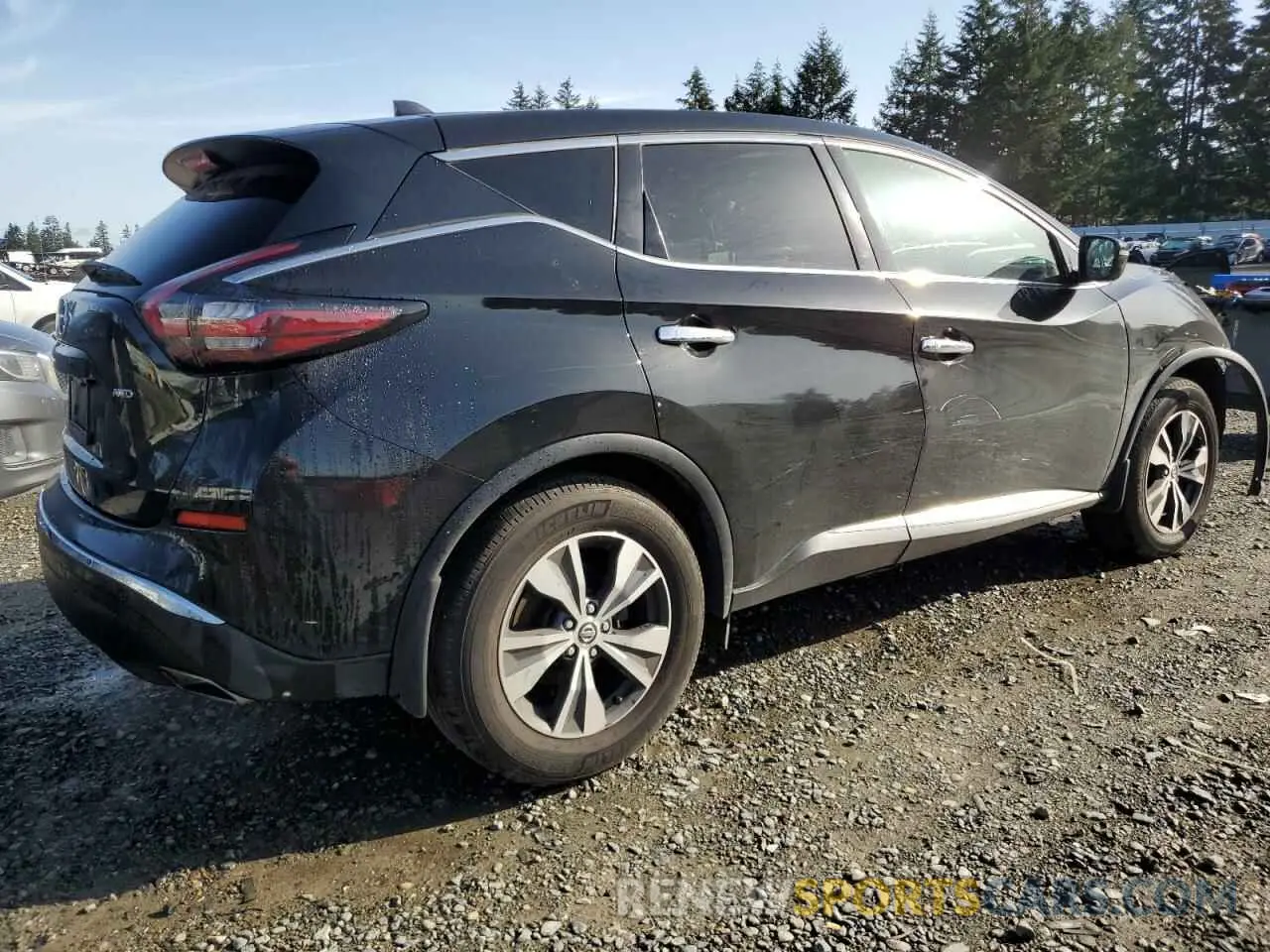 3 Photograph of a damaged car 5N1AZ2MS1KN145292 NISSAN MURANO 2019