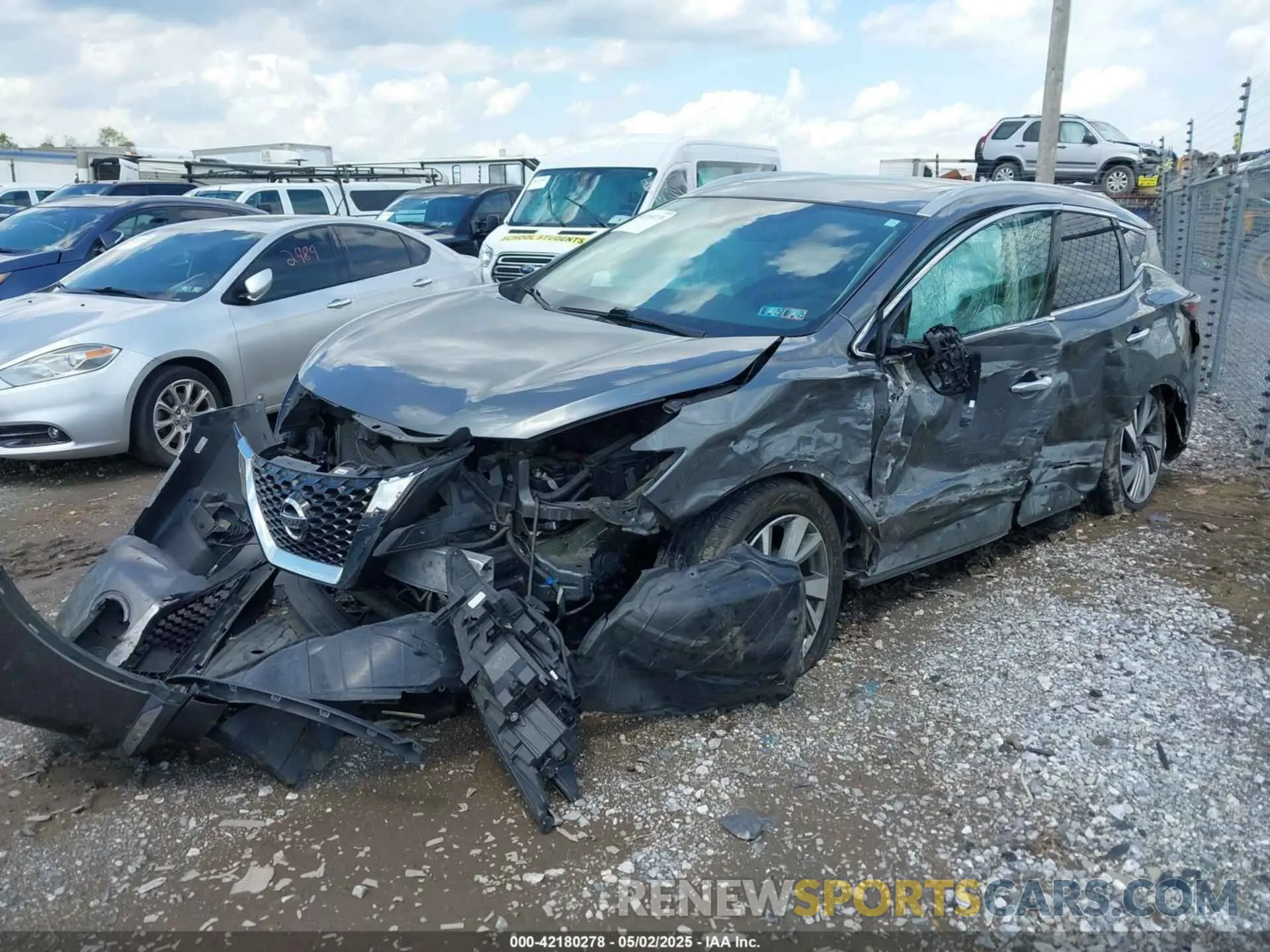 2 Photograph of a damaged car 5N1AZ2MS4KN129880 NISSAN MURANO 2019