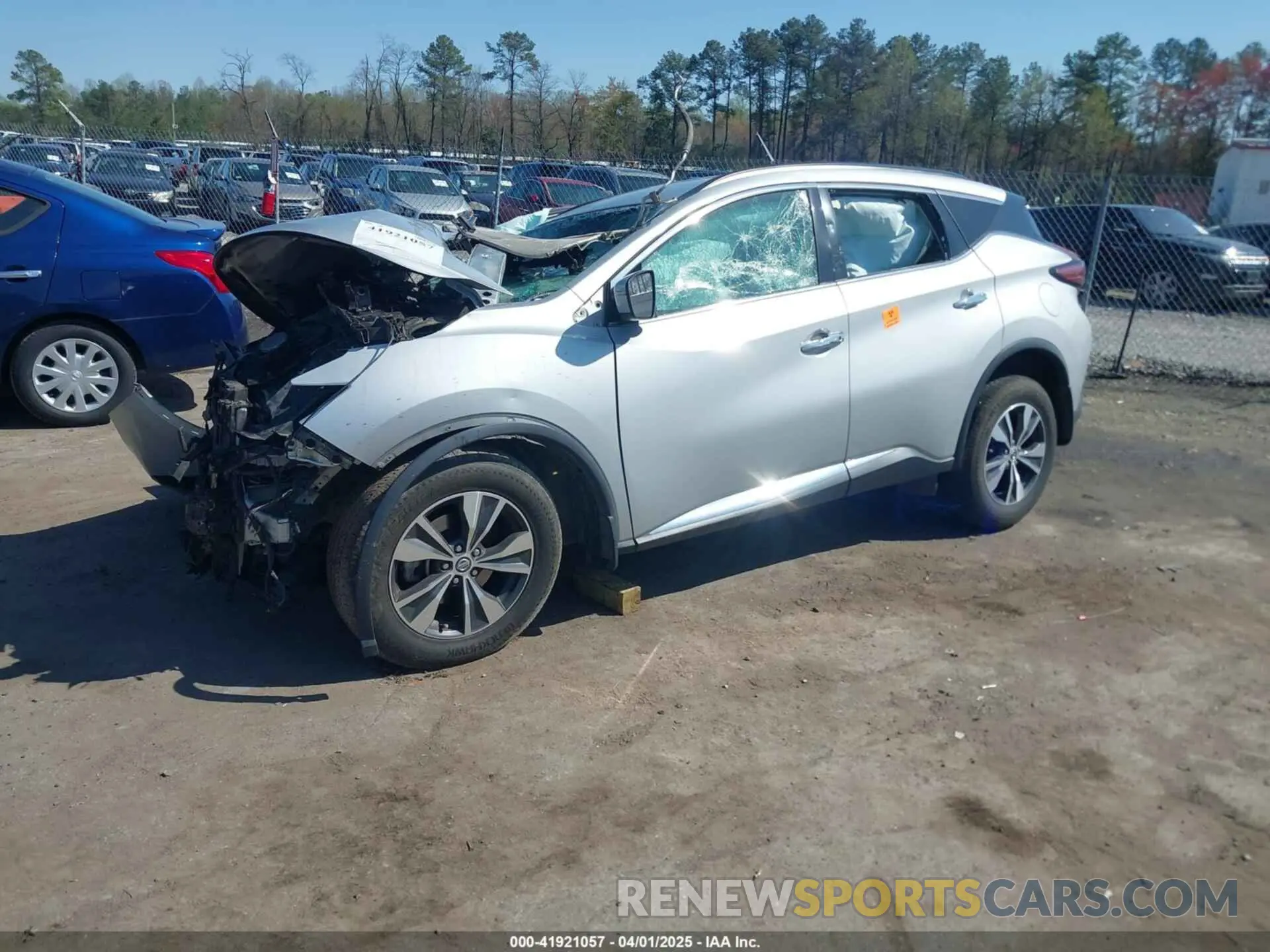 2 Photograph of a damaged car 5N1AZ2MS4KN139650 NISSAN MURANO 2019