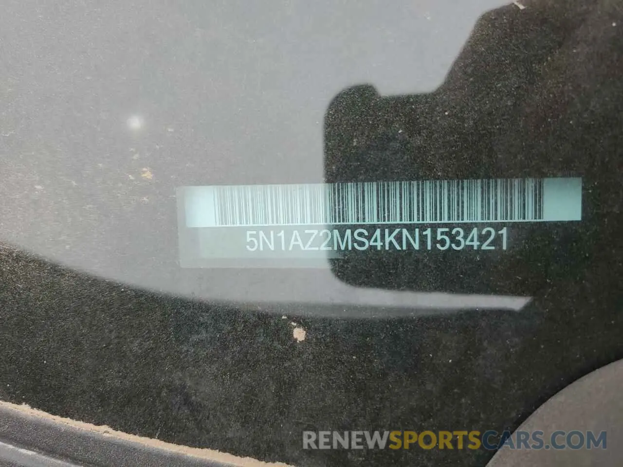 14 Photograph of a damaged car 5N1AZ2MS4KN153421 NISSAN MURANO 2019