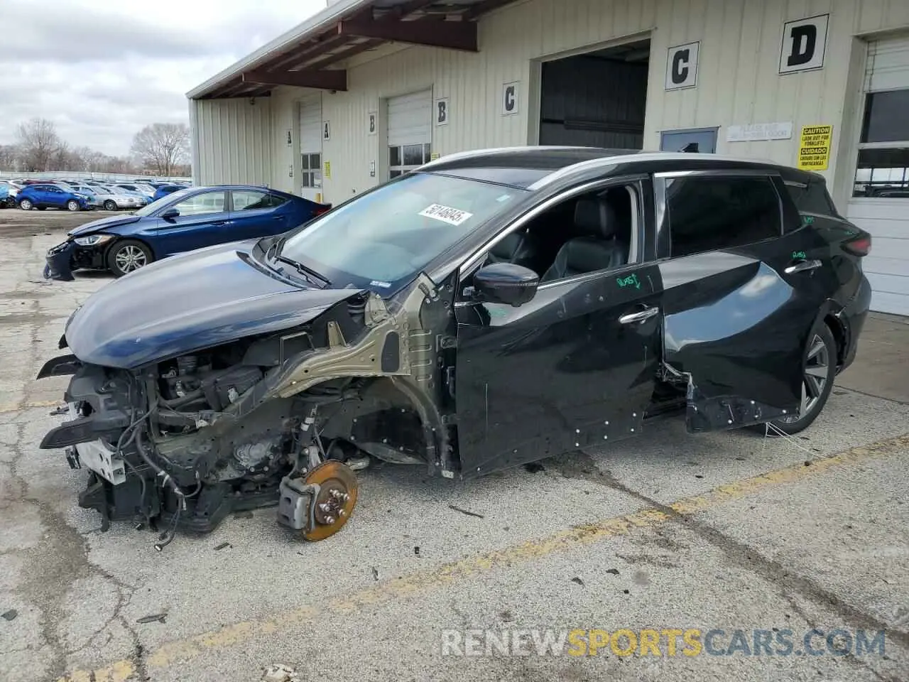 1 Photograph of a damaged car 5N1AZ2MS5KN130052 NISSAN MURANO 2019