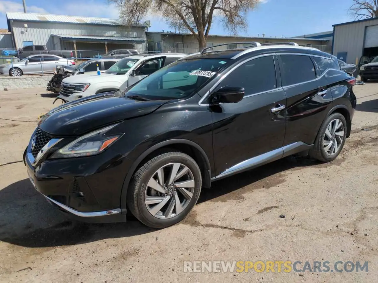 1 Photograph of a damaged car 5N1AZ2MS5KN135591 NISSAN MURANO 2019