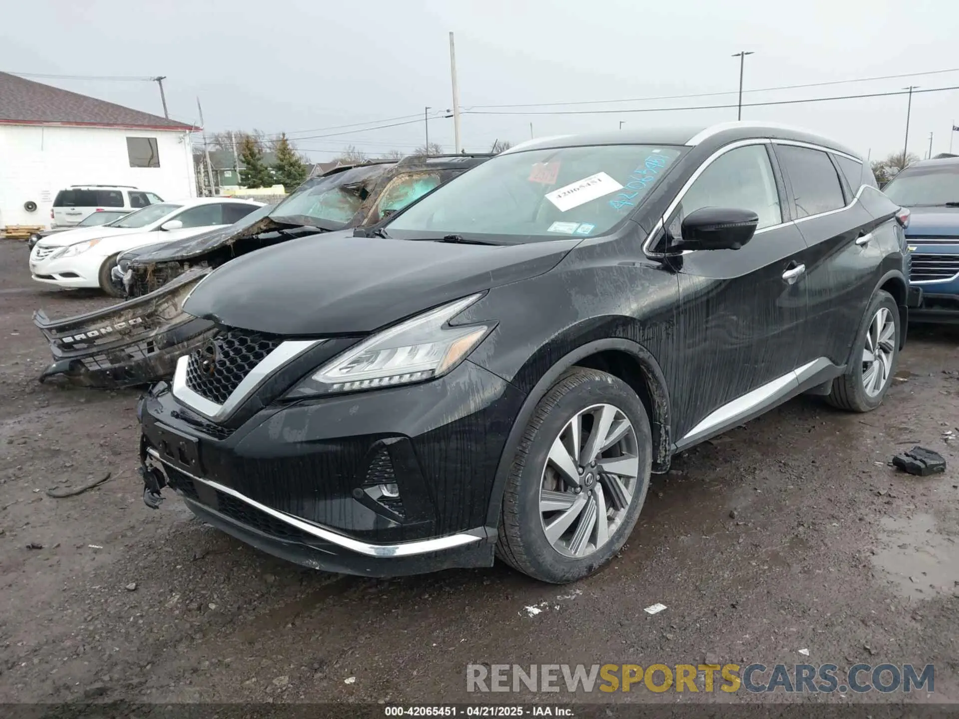 2 Photograph of a damaged car 5N1AZ2MS5KN142508 NISSAN MURANO 2019