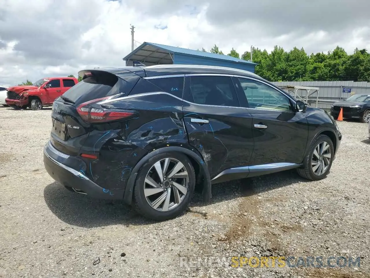 3 Photograph of a damaged car 5N1AZ2MS6KN101952 NISSAN MURANO 2019