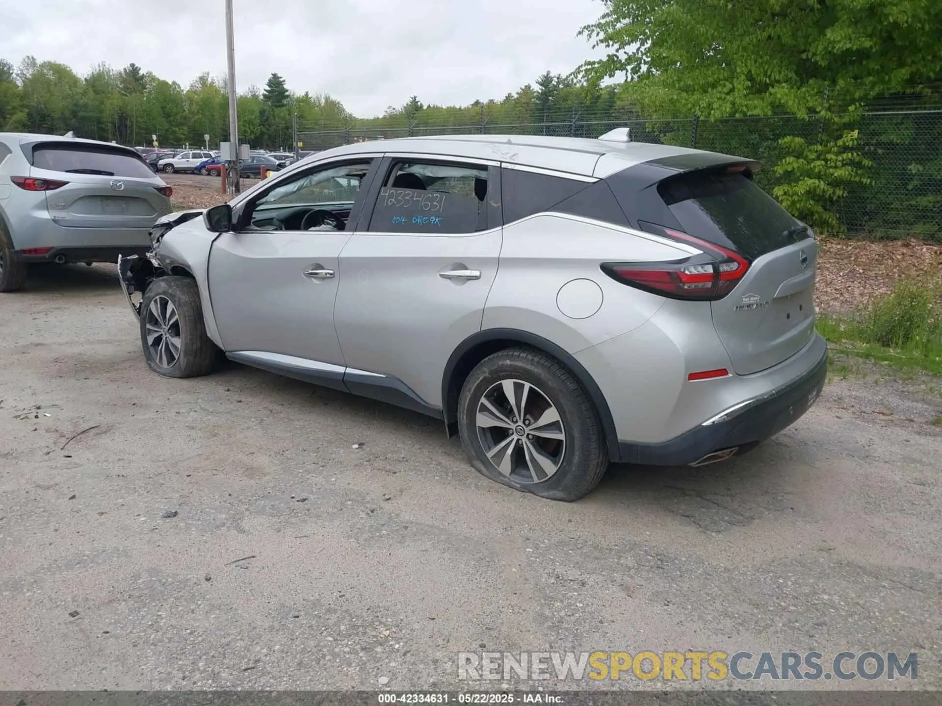3 Photograph of a damaged car 5N1AZ2MS6KN156093 NISSAN MURANO 2019
